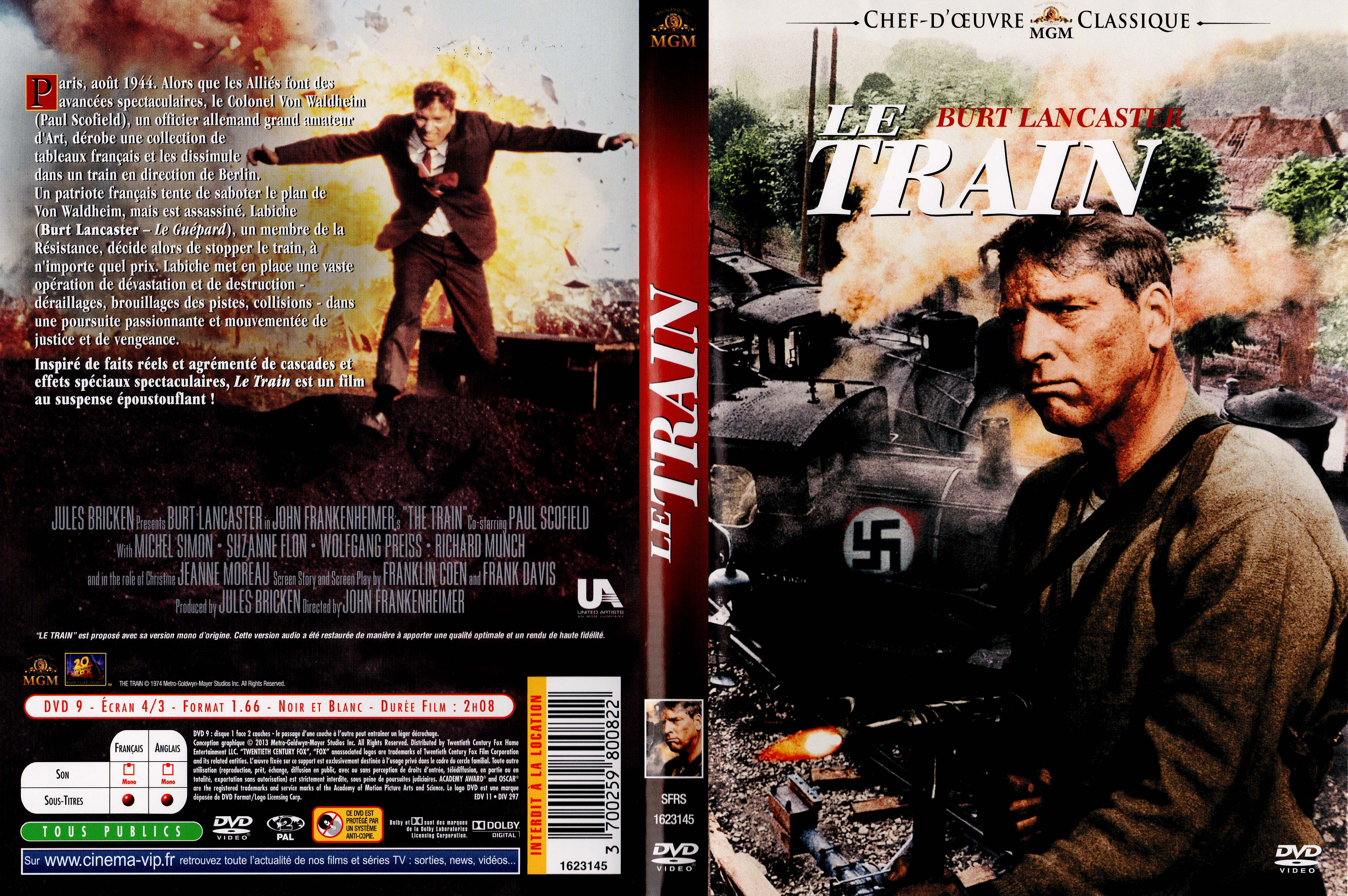 Jaquette DVD Le train v2