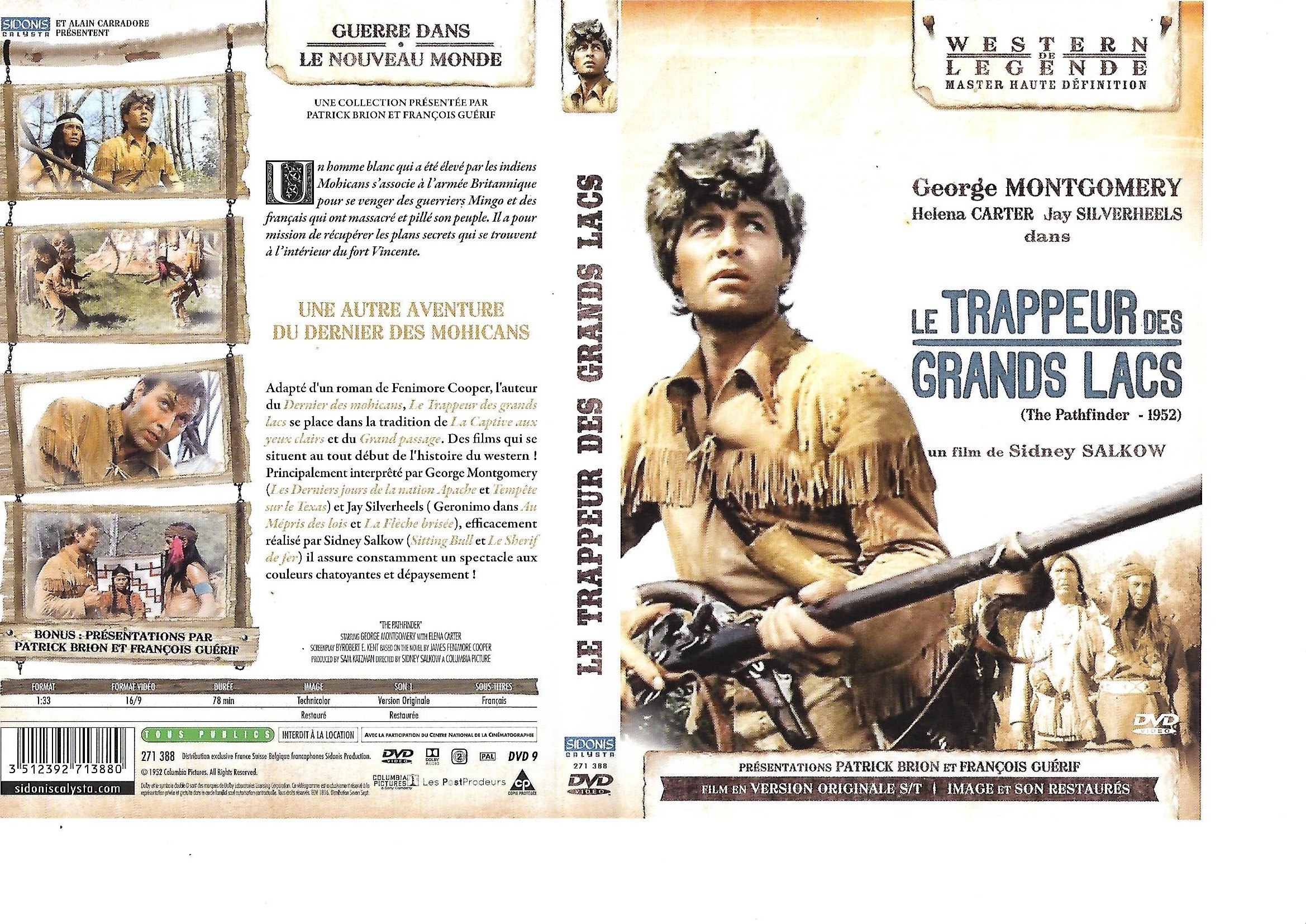 Jaquette DVD Le trappeur des grands lacs