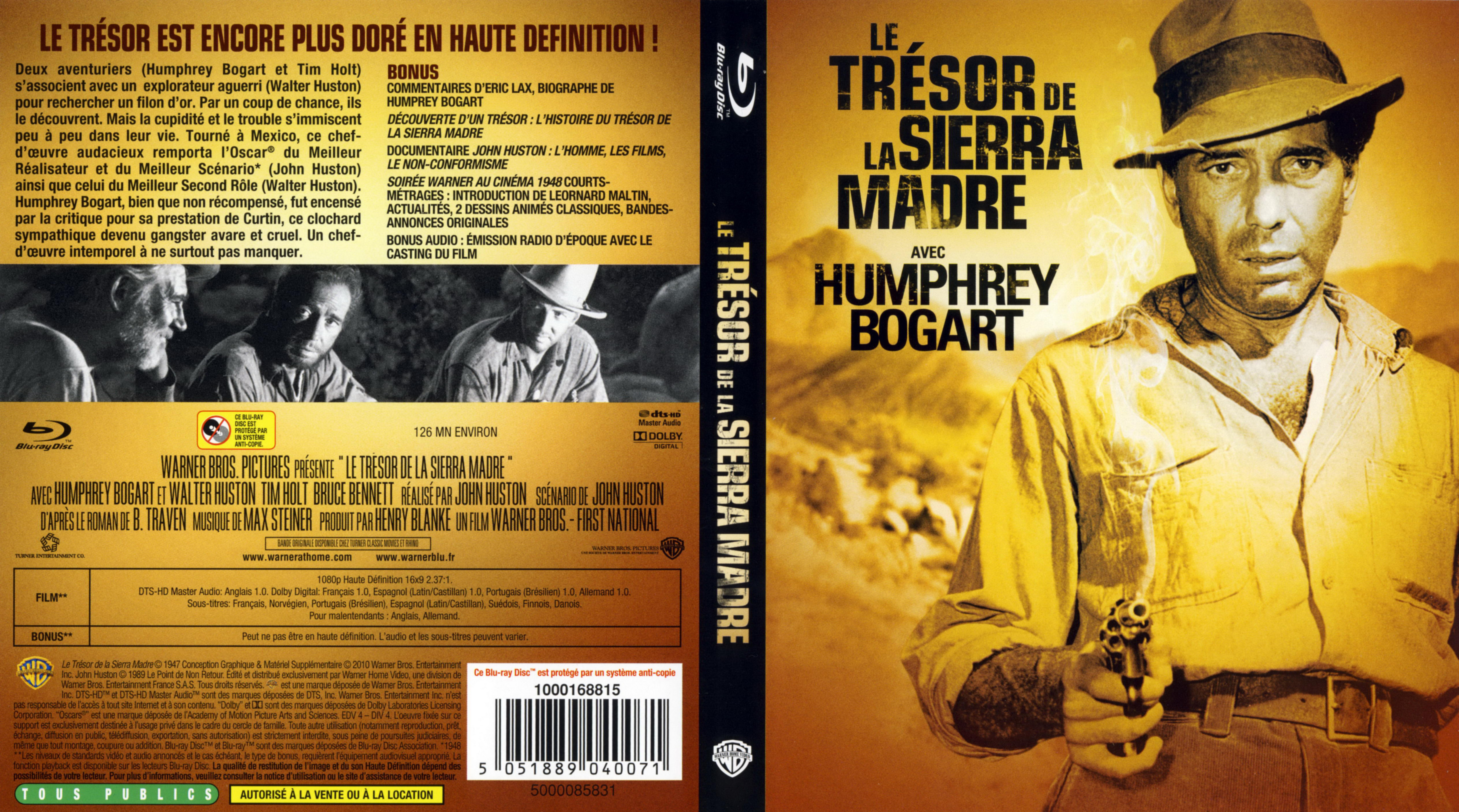 Jaquette DVD Le tresor de la sierra madre (BLU-RAY)