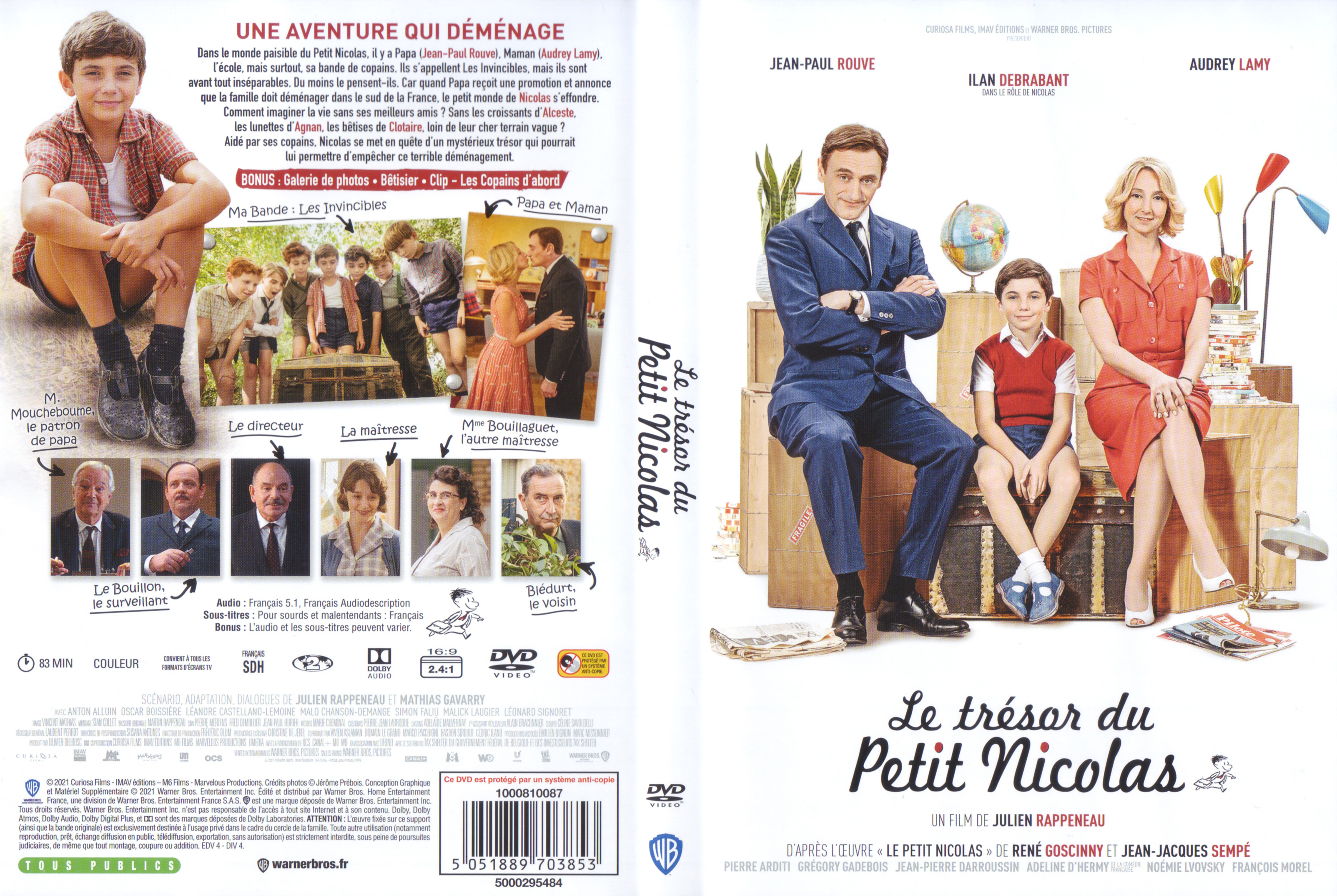 Jaquette DVD Le trsor du petit Nicolas