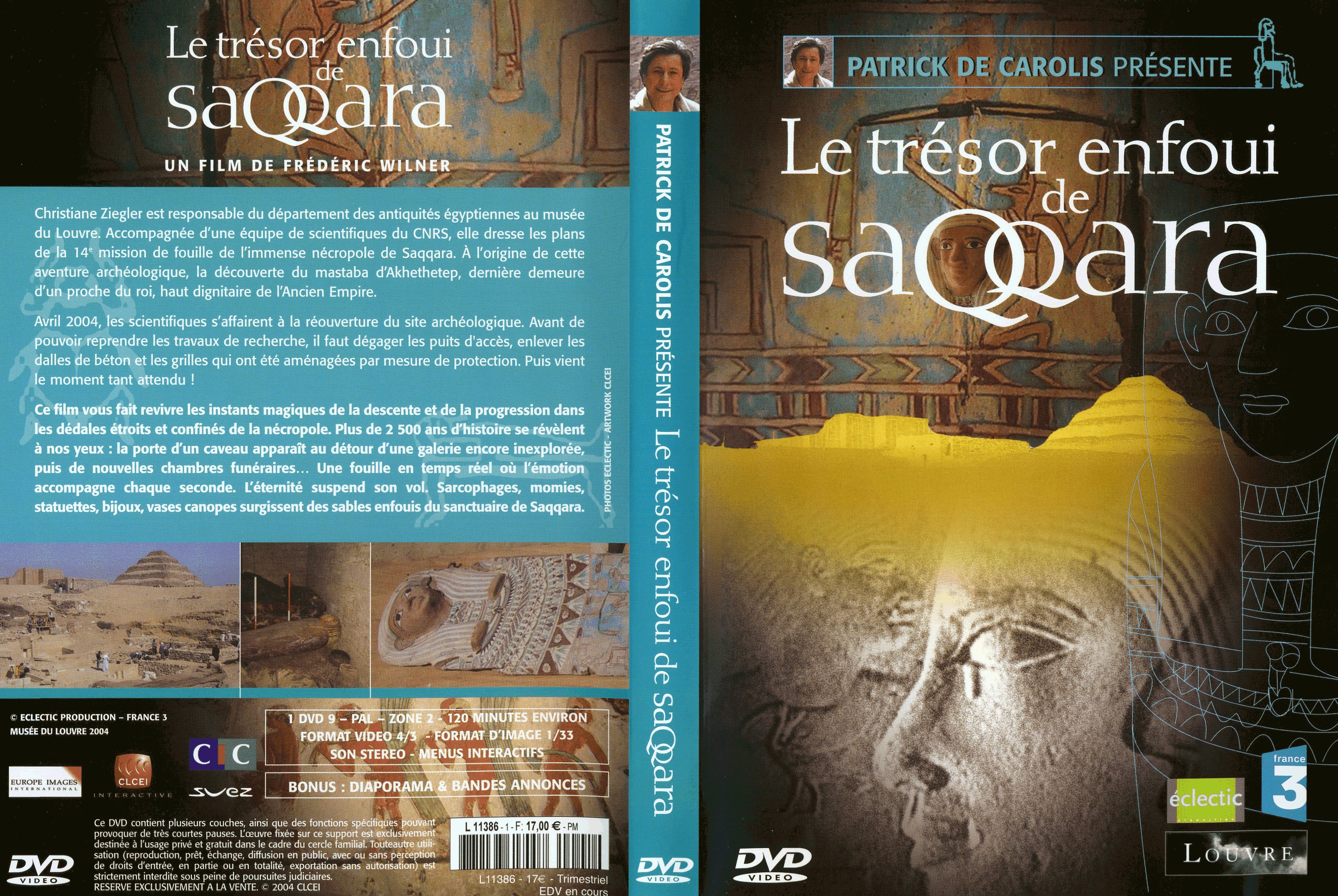 Jaquette DVD Le trsor enfoui de Saqqara