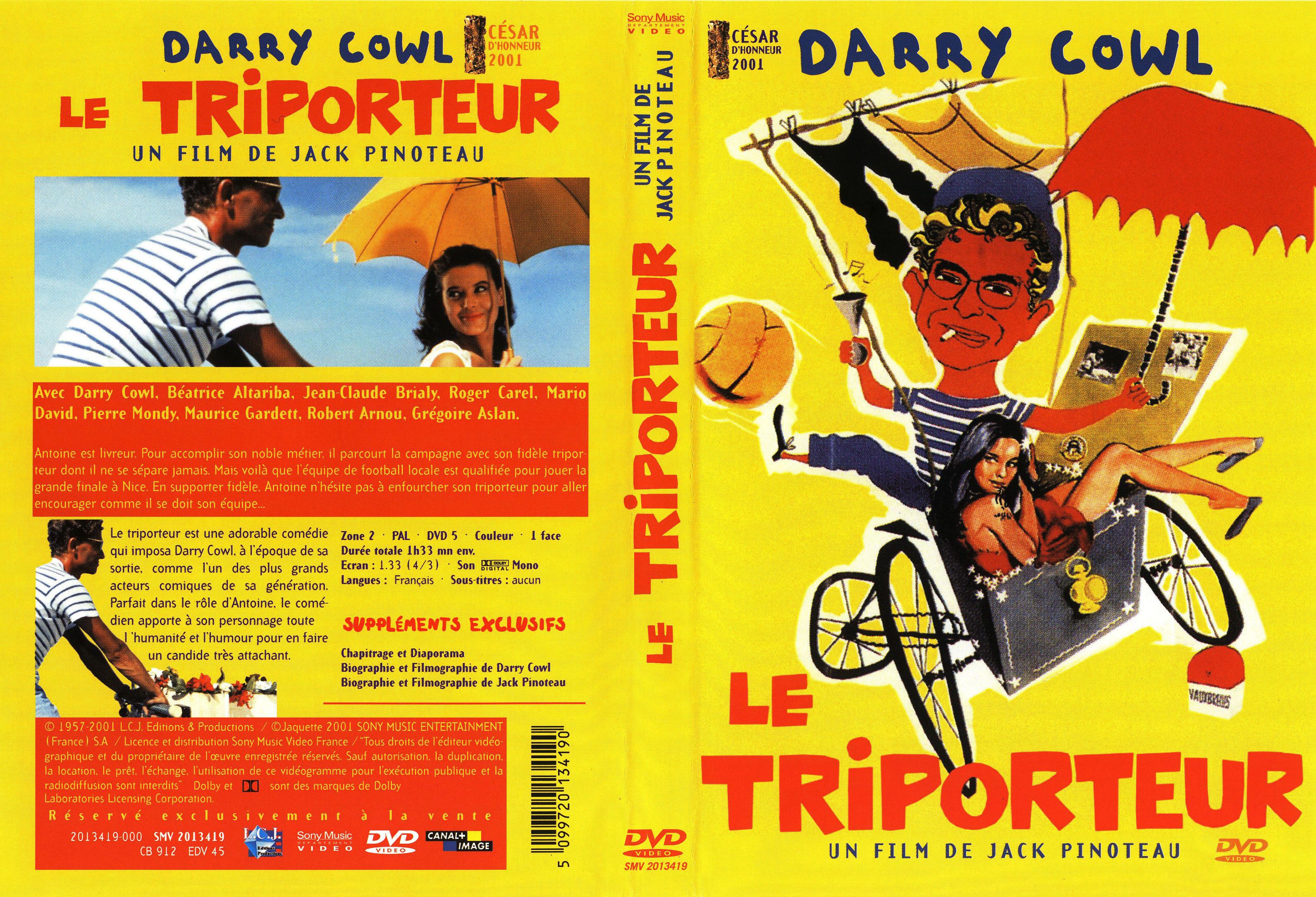 Jaquette DVD Le triporteur