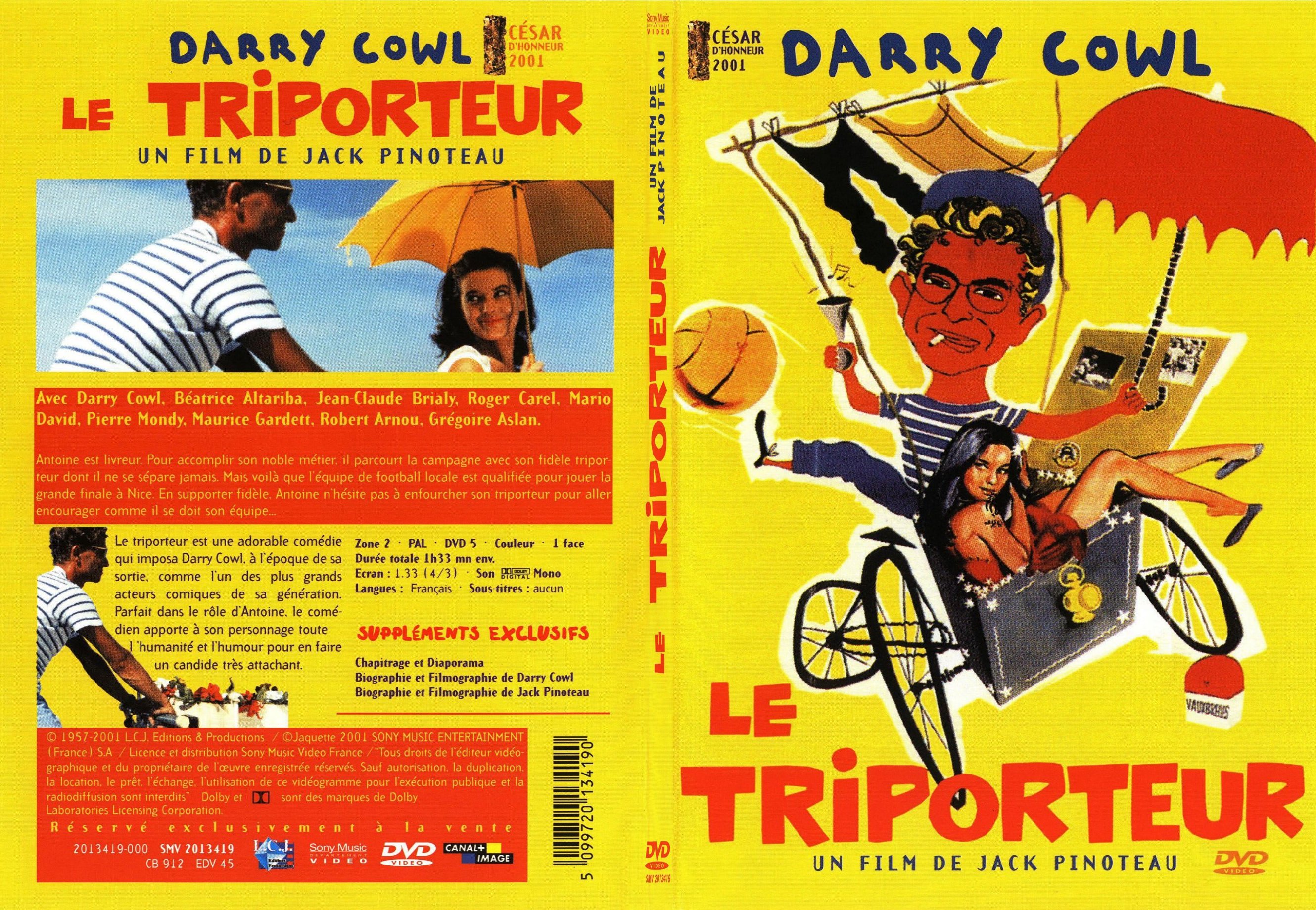 Jaquette DVD Le triporteur - SLIM