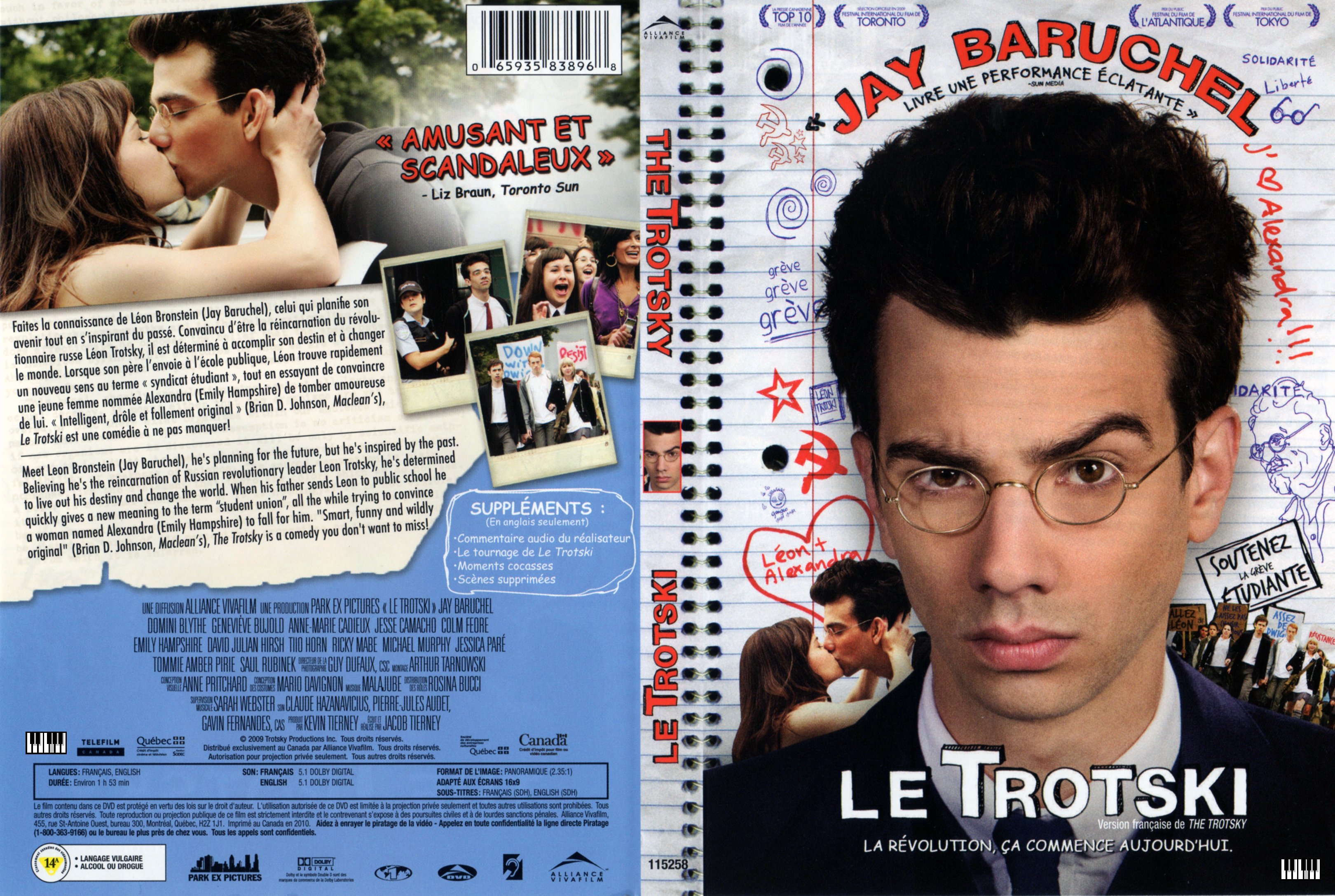 Jaquette DVD Le trotski (Canadienne)