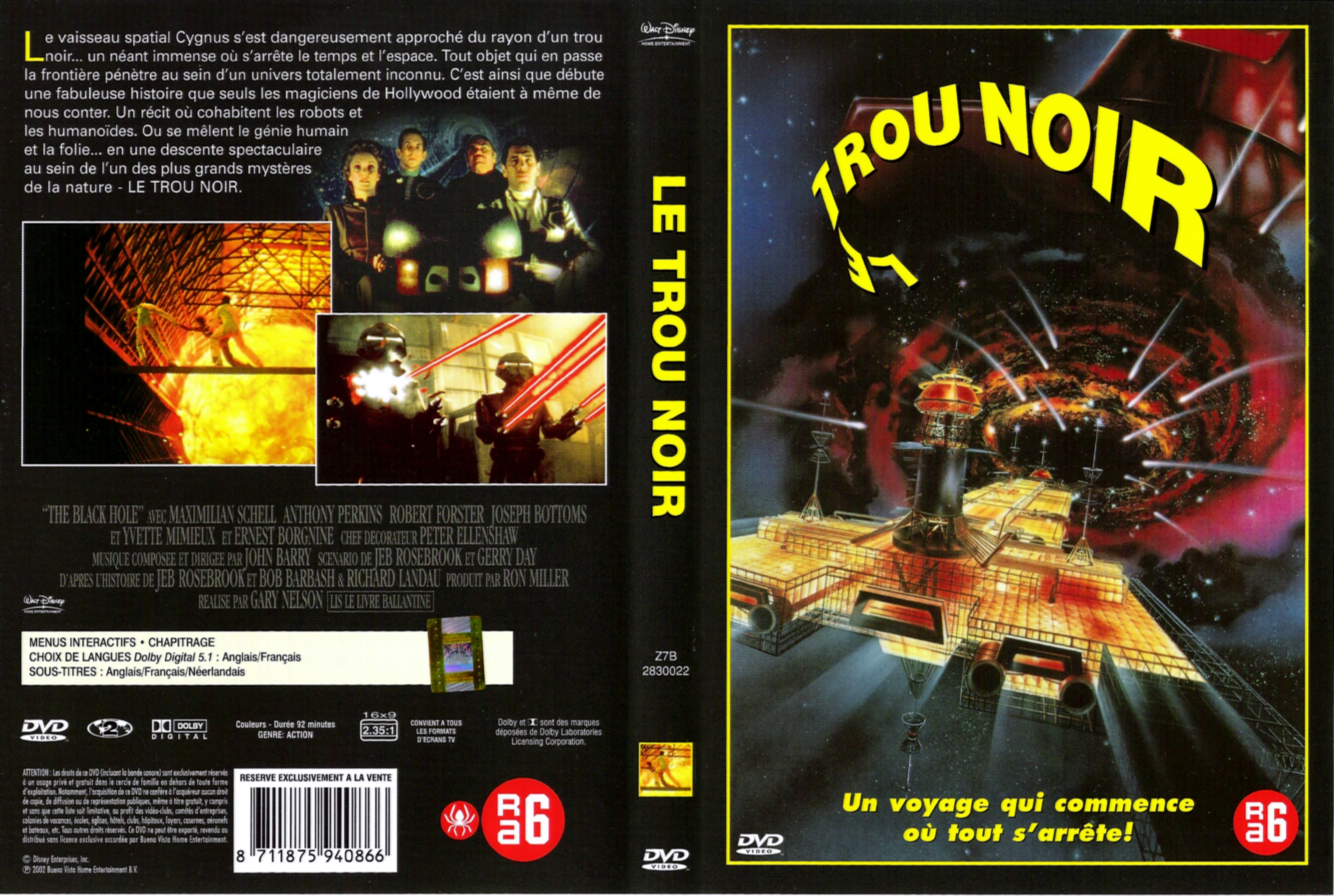 Jaquette DVD Le trou noir