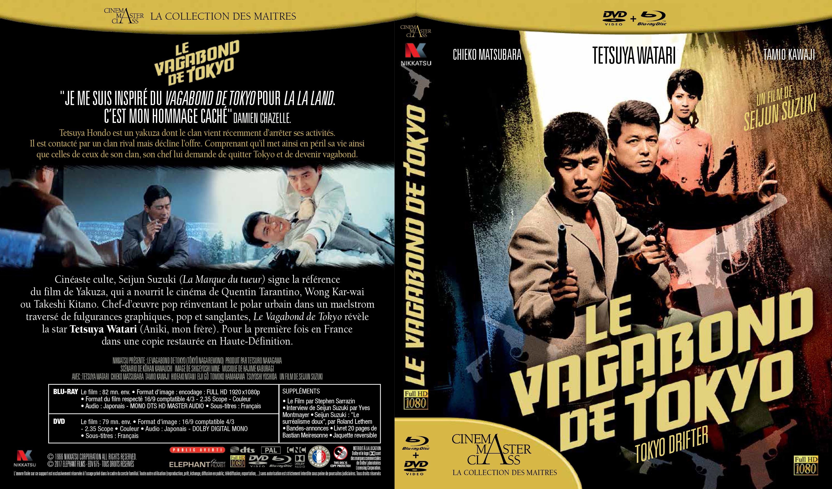 Jaquette DVD Le vagabond de tokyo (BLU-RAY)