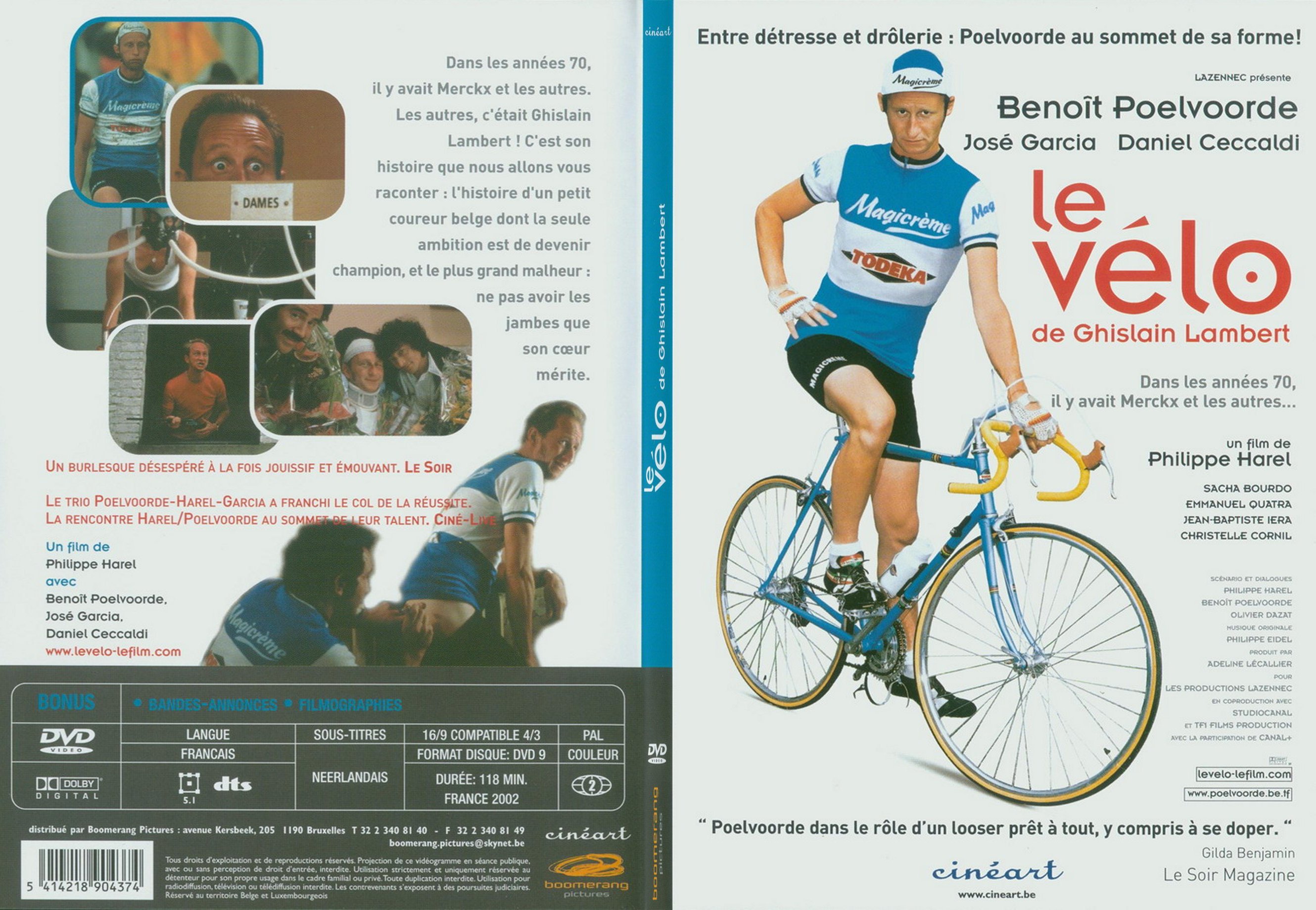 Jaquette DVD Le vlo de Ghislain Lambert - SLIM