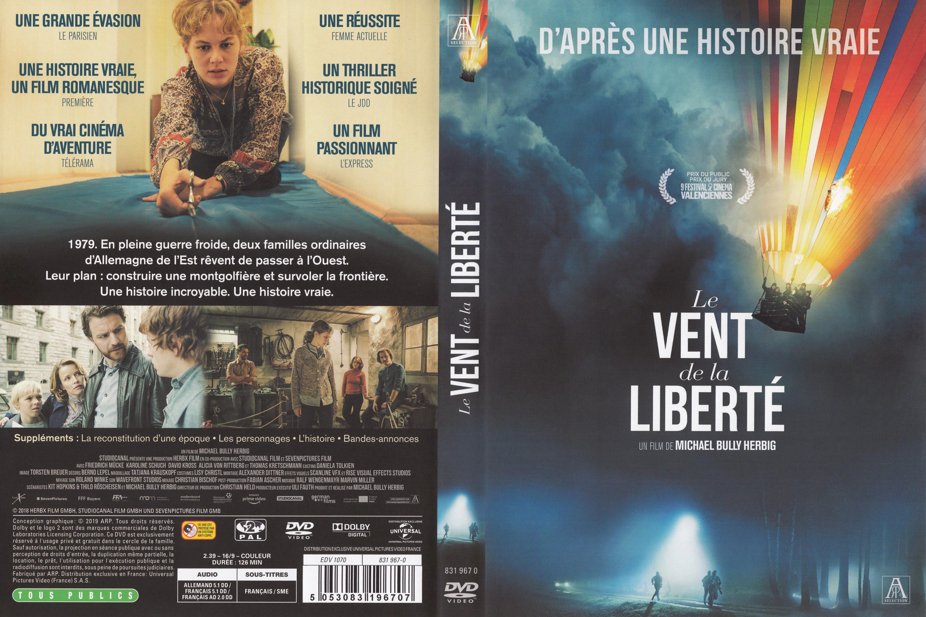 Jaquette DVD Le vent de la libert