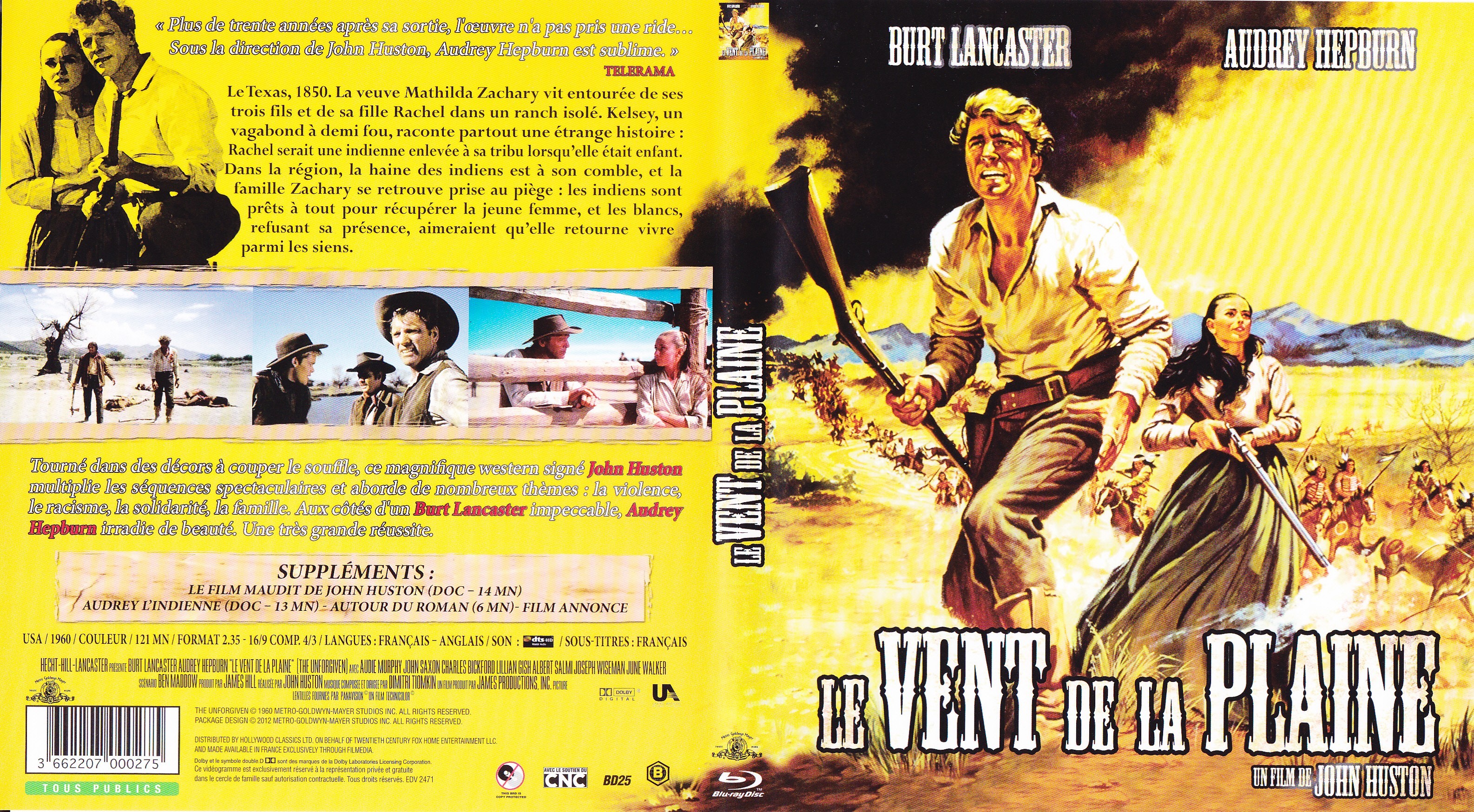Jaquette DVD Le vent de la plaine (BLU-RAY)