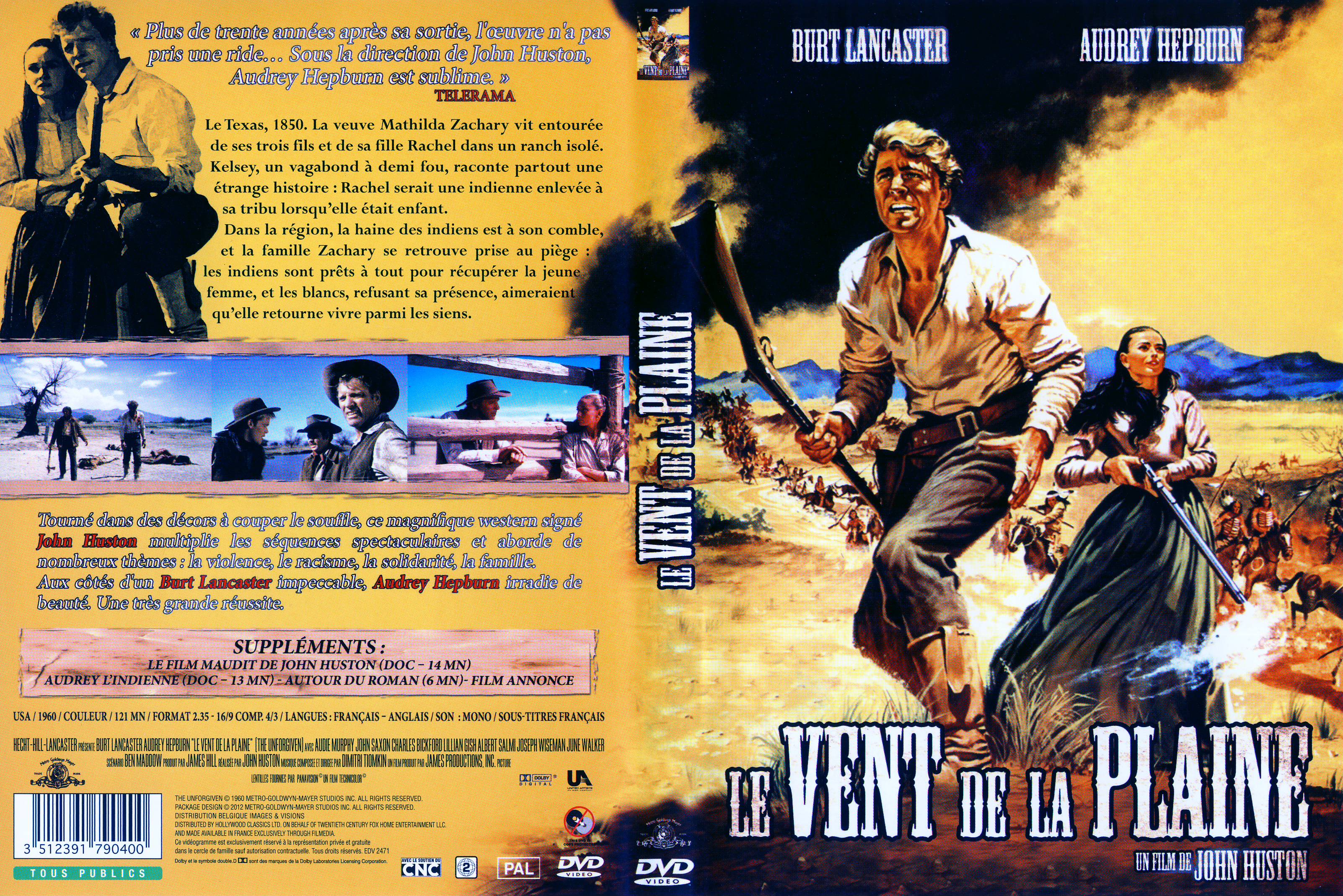 Jaquette DVD Le vent de la plaine v2