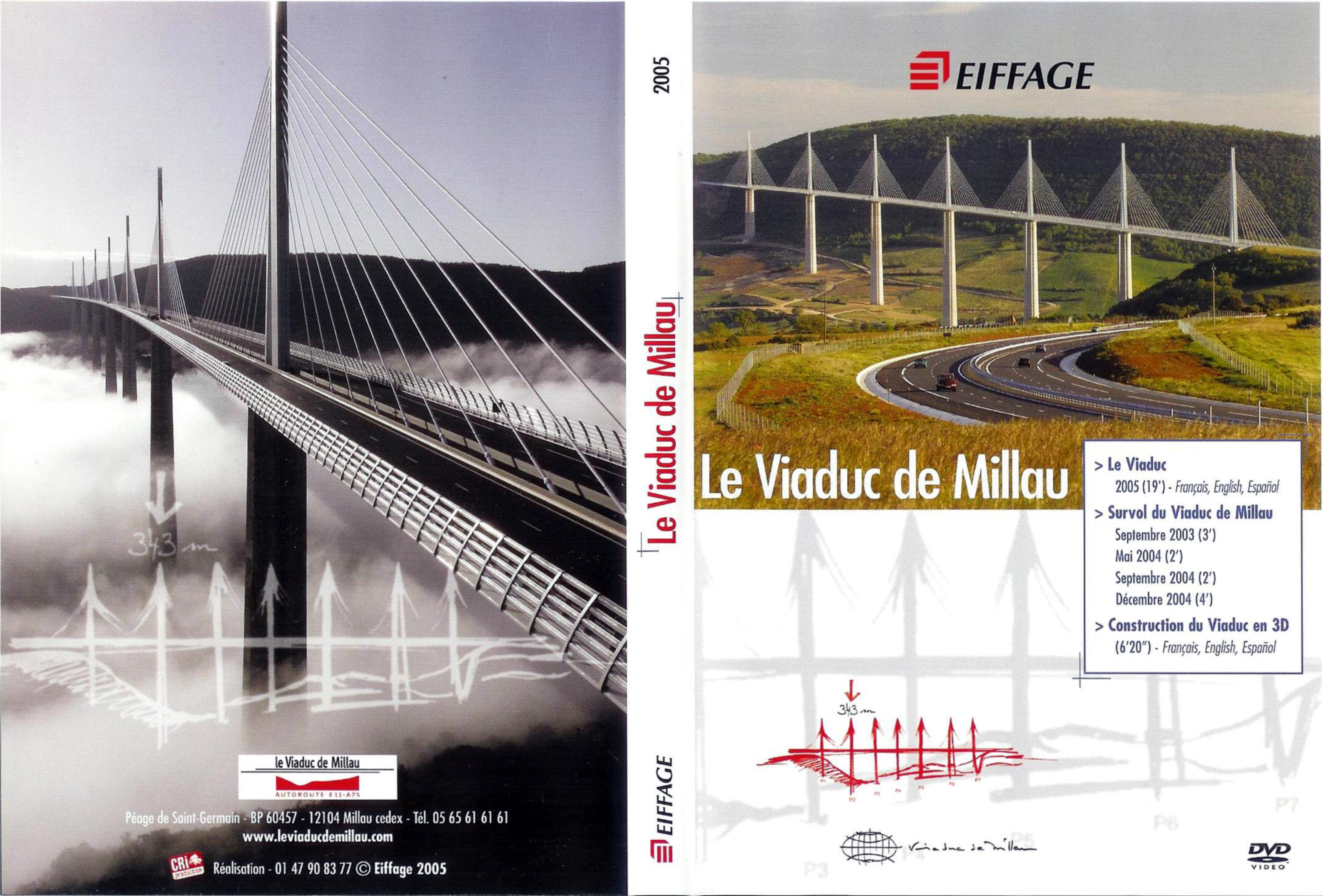 Jaquette DVD Le viaduc de Millau