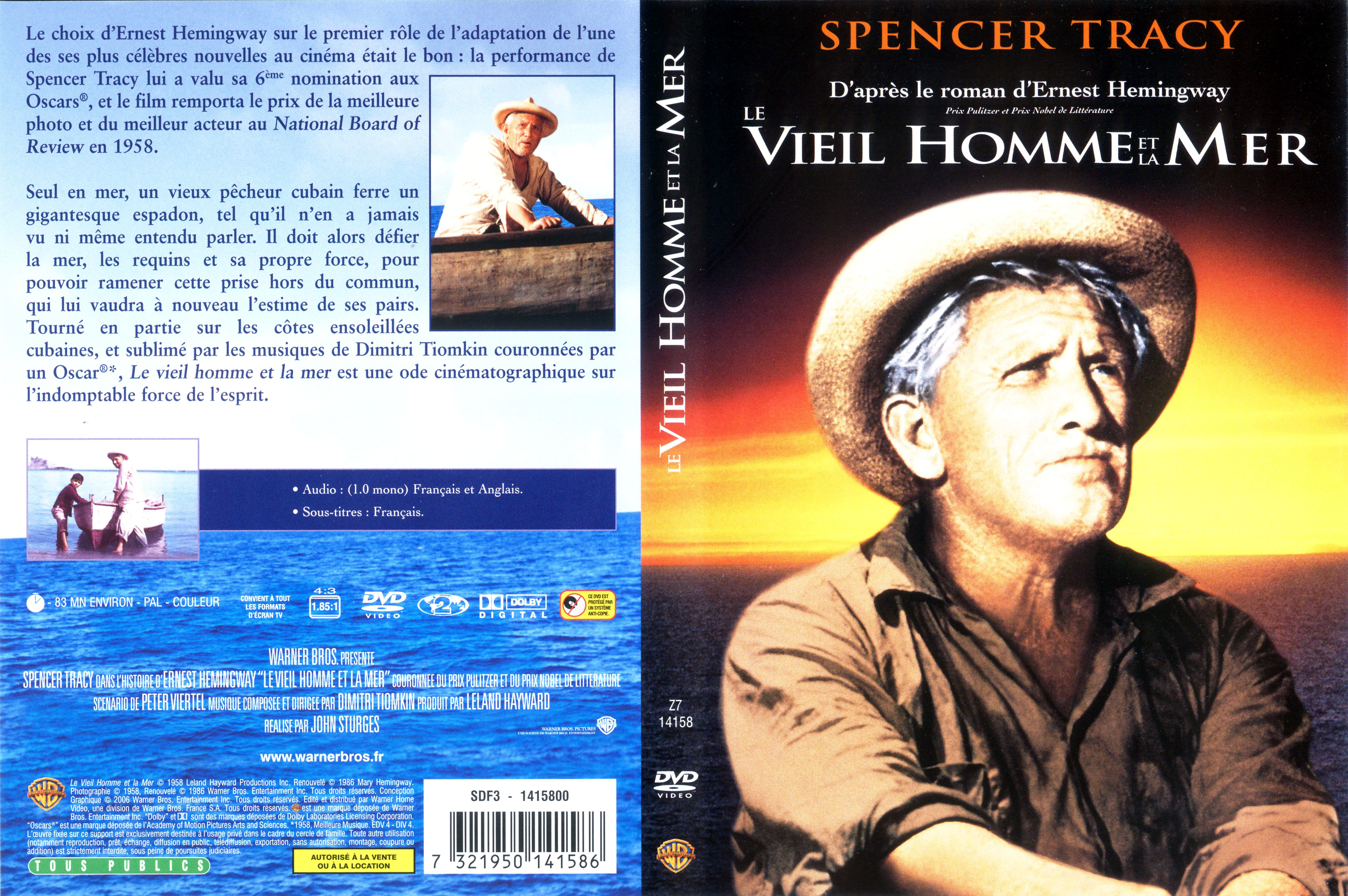 Jaquette DVD Le vieil homme et la mer