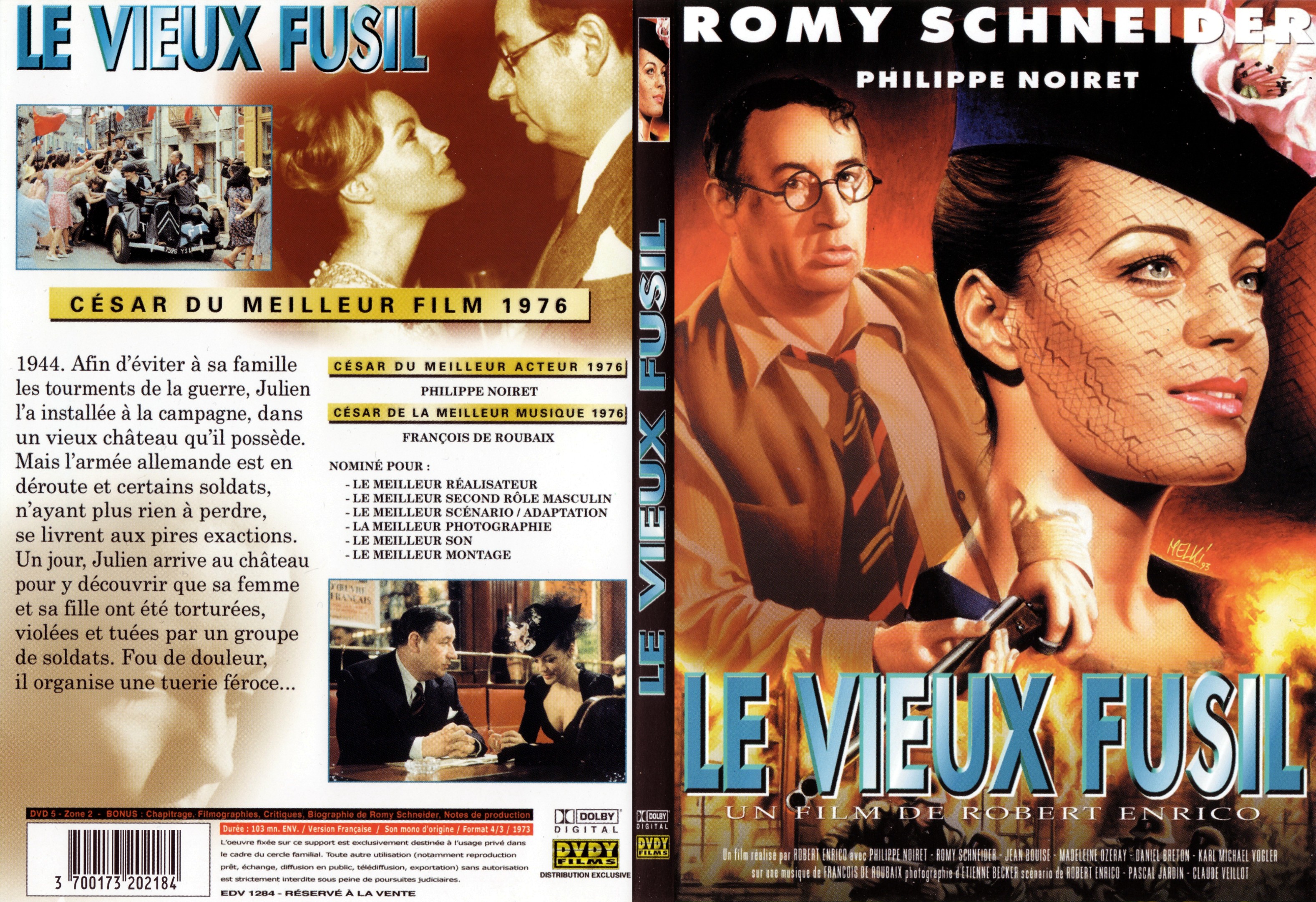 Jaquette DVD Le vieux fusil - SLIM