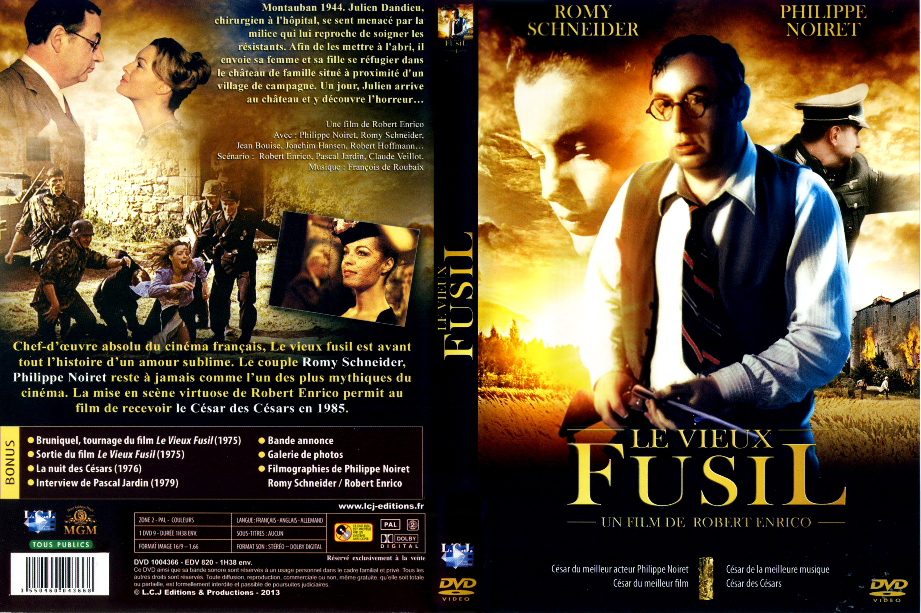 Jaquette DVD Le vieux fusil v4