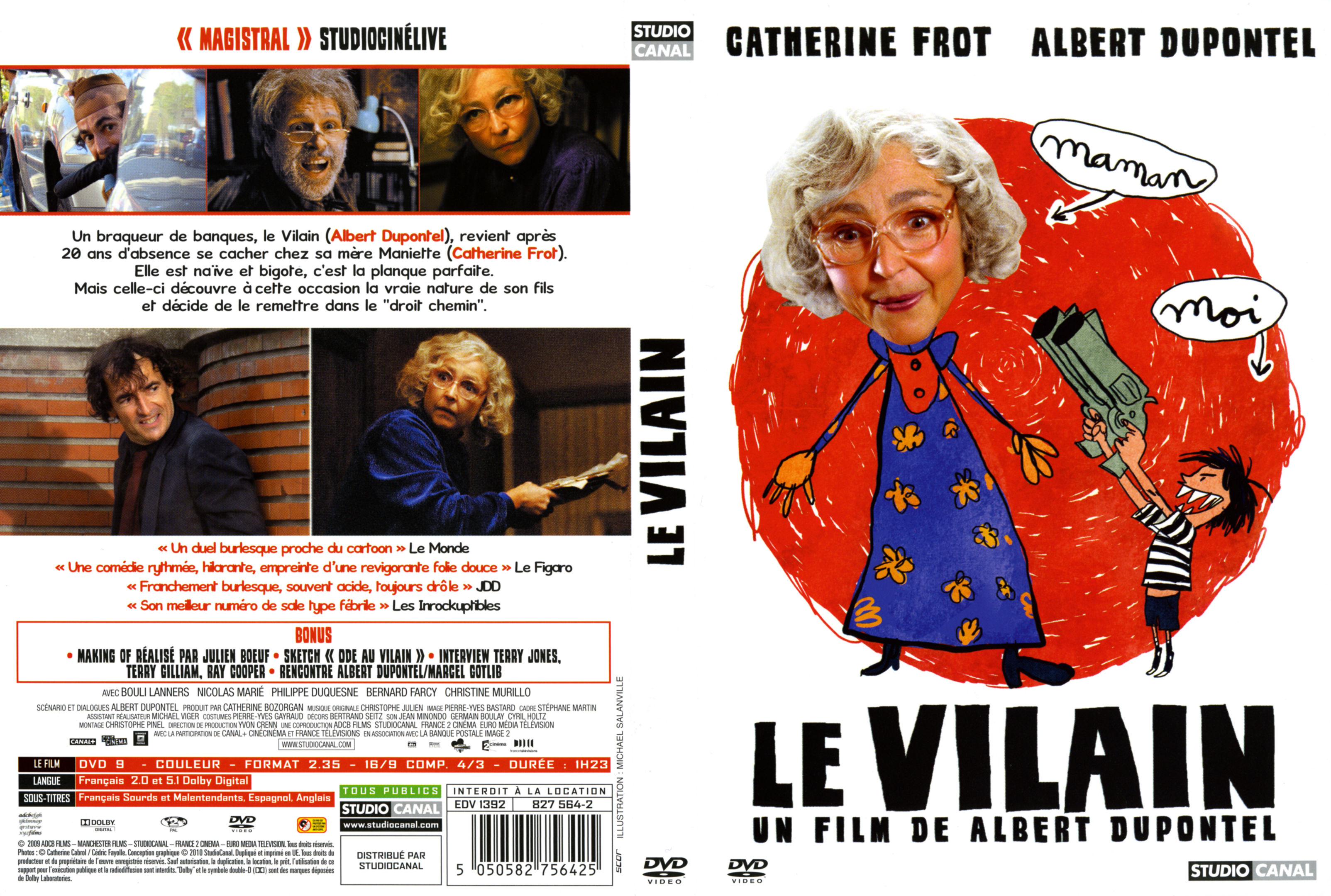 Jaquette DVD Le vilain