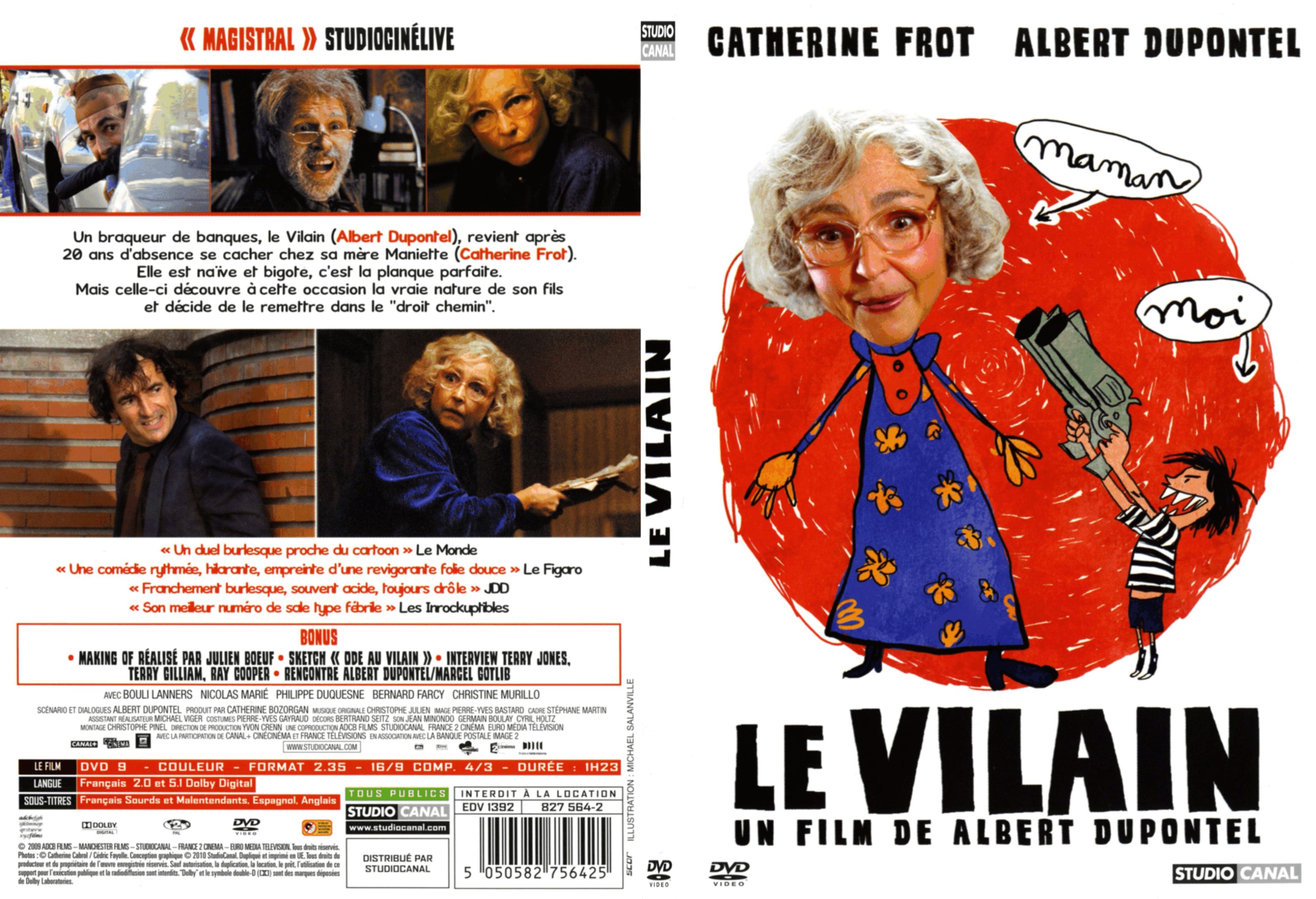 Jaquette DVD Le vilain - SLIM