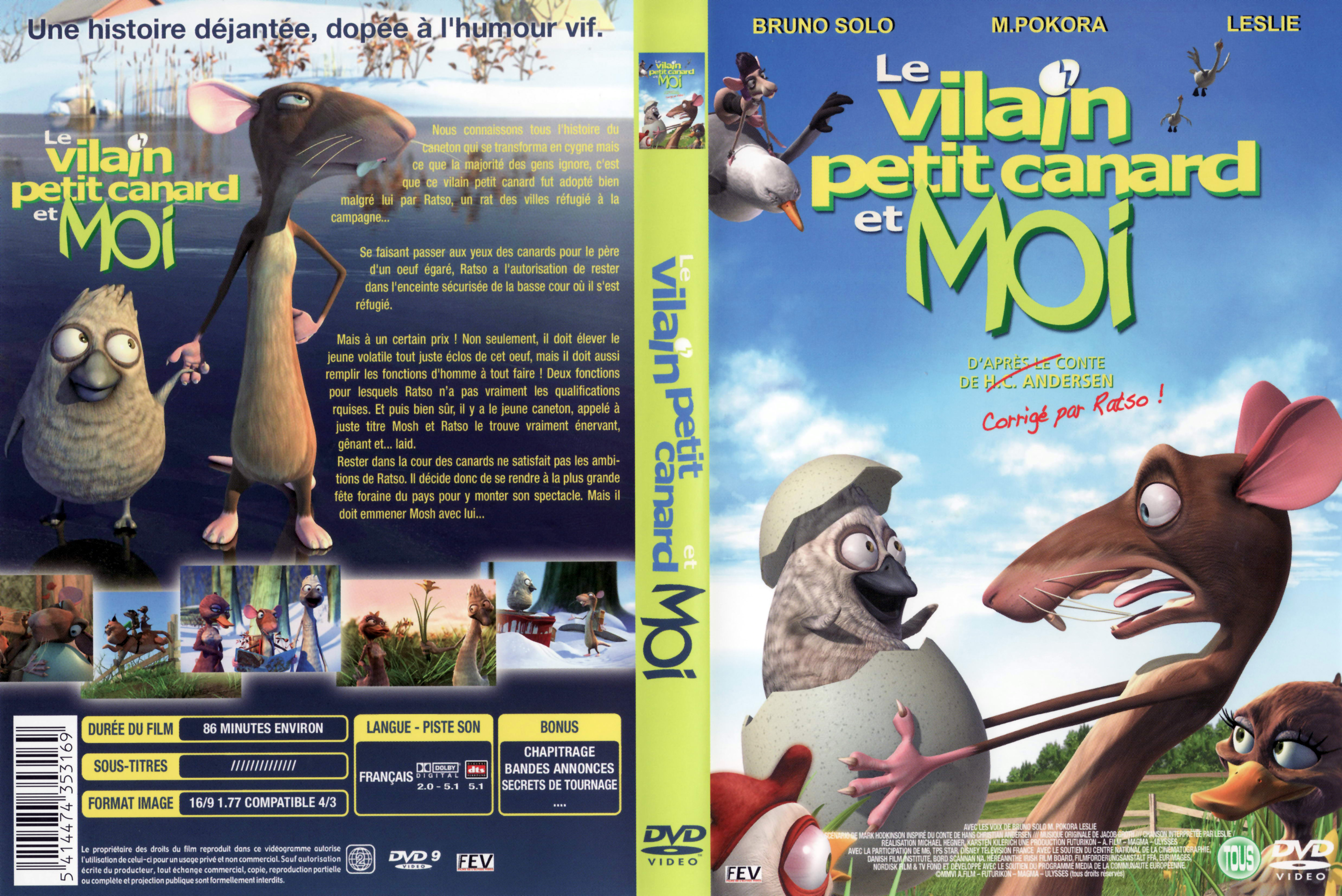 Jaquette DVD Le vilain petit canard et moi v2