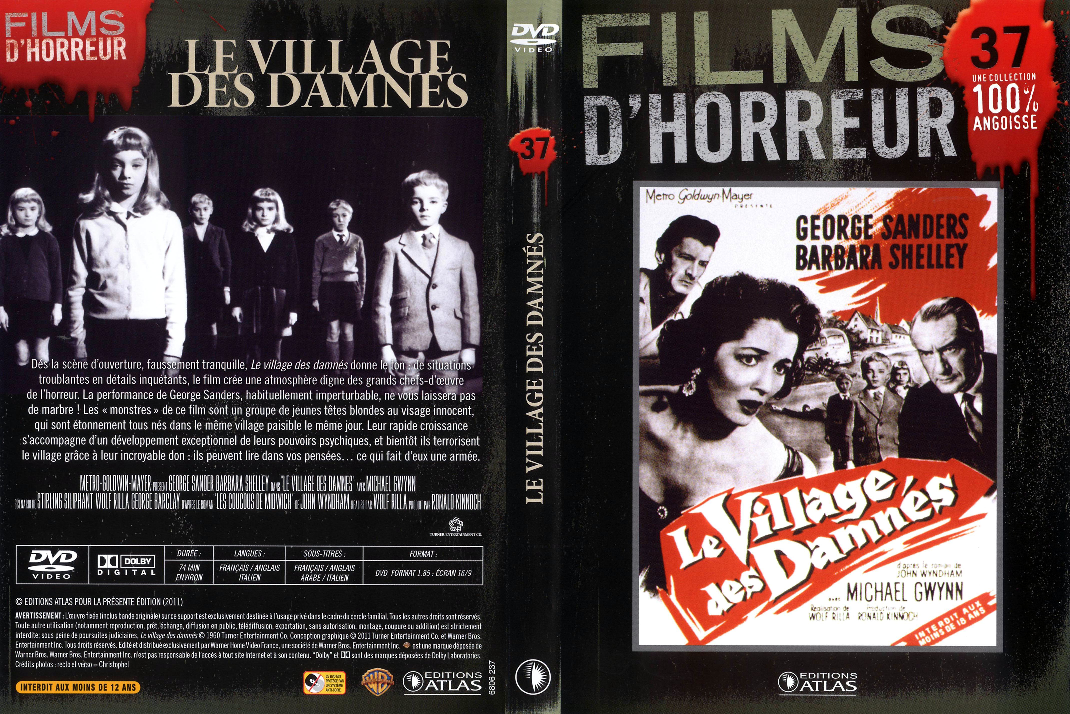 Jaquette DVD Le village des damnes (1960) v2
