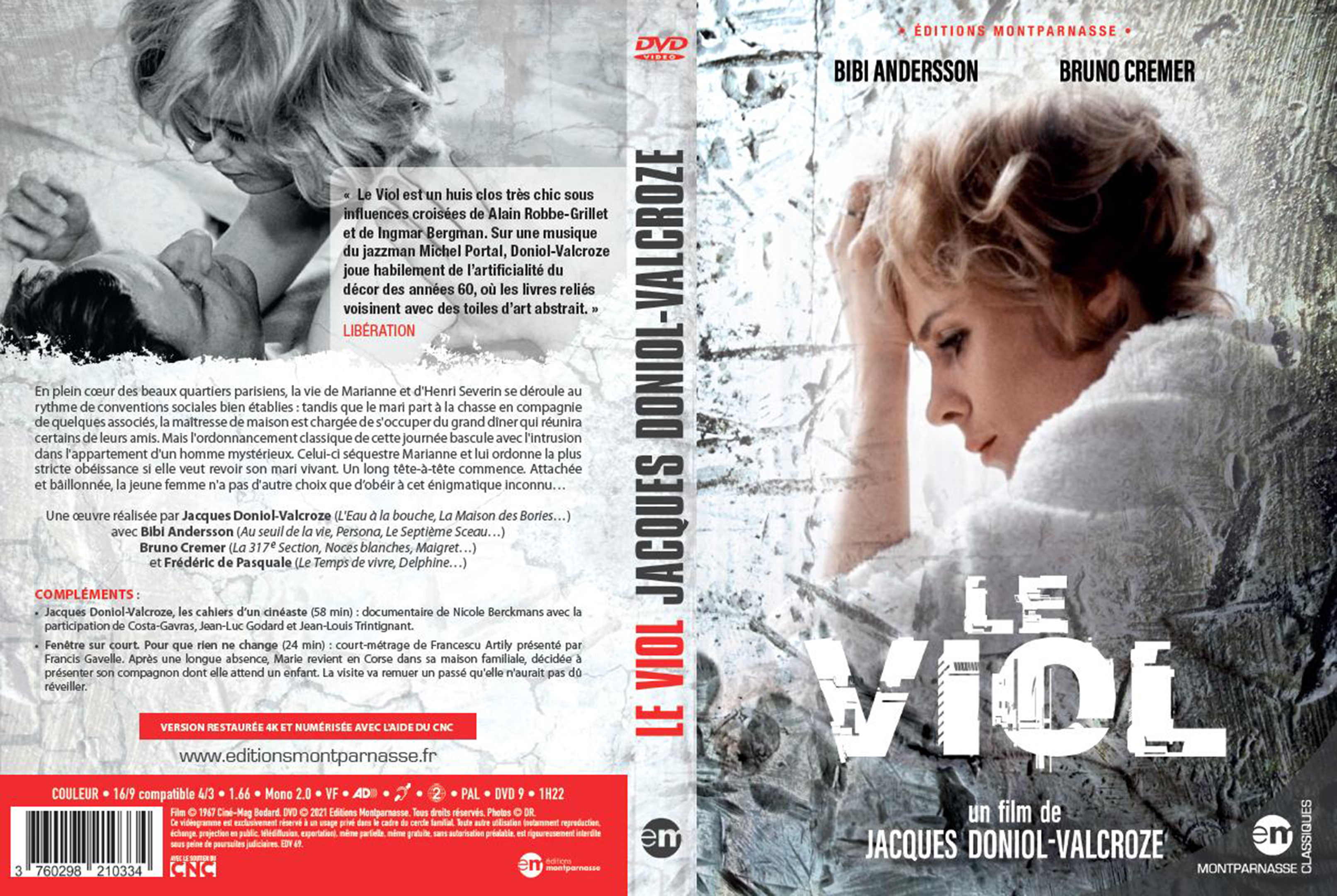 Jaquette DVD Le viol
