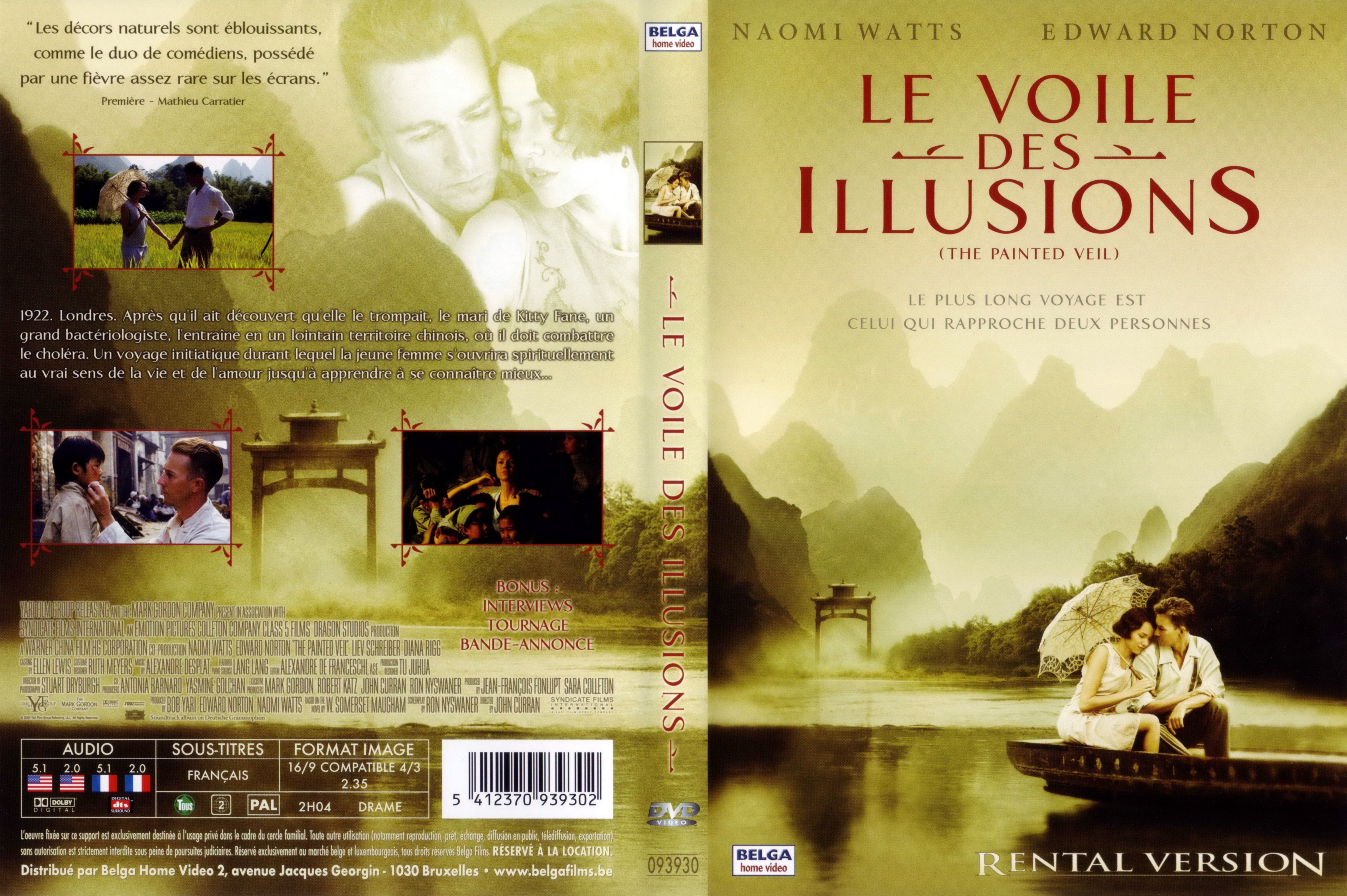 Jaquette DVD Le voile des illusions v2