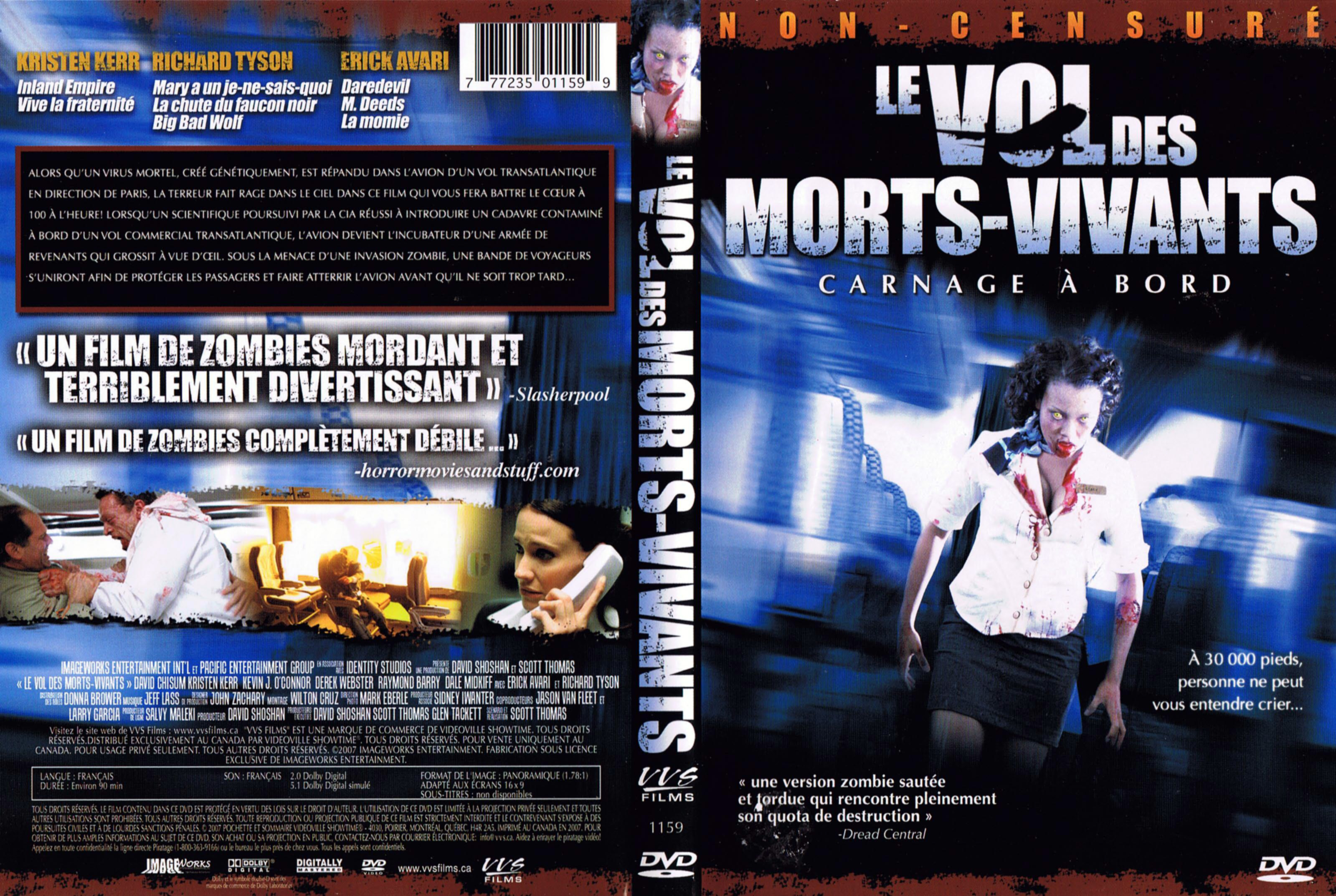 Jaquette DVD Le vol des morts-vivants (Canadienne)