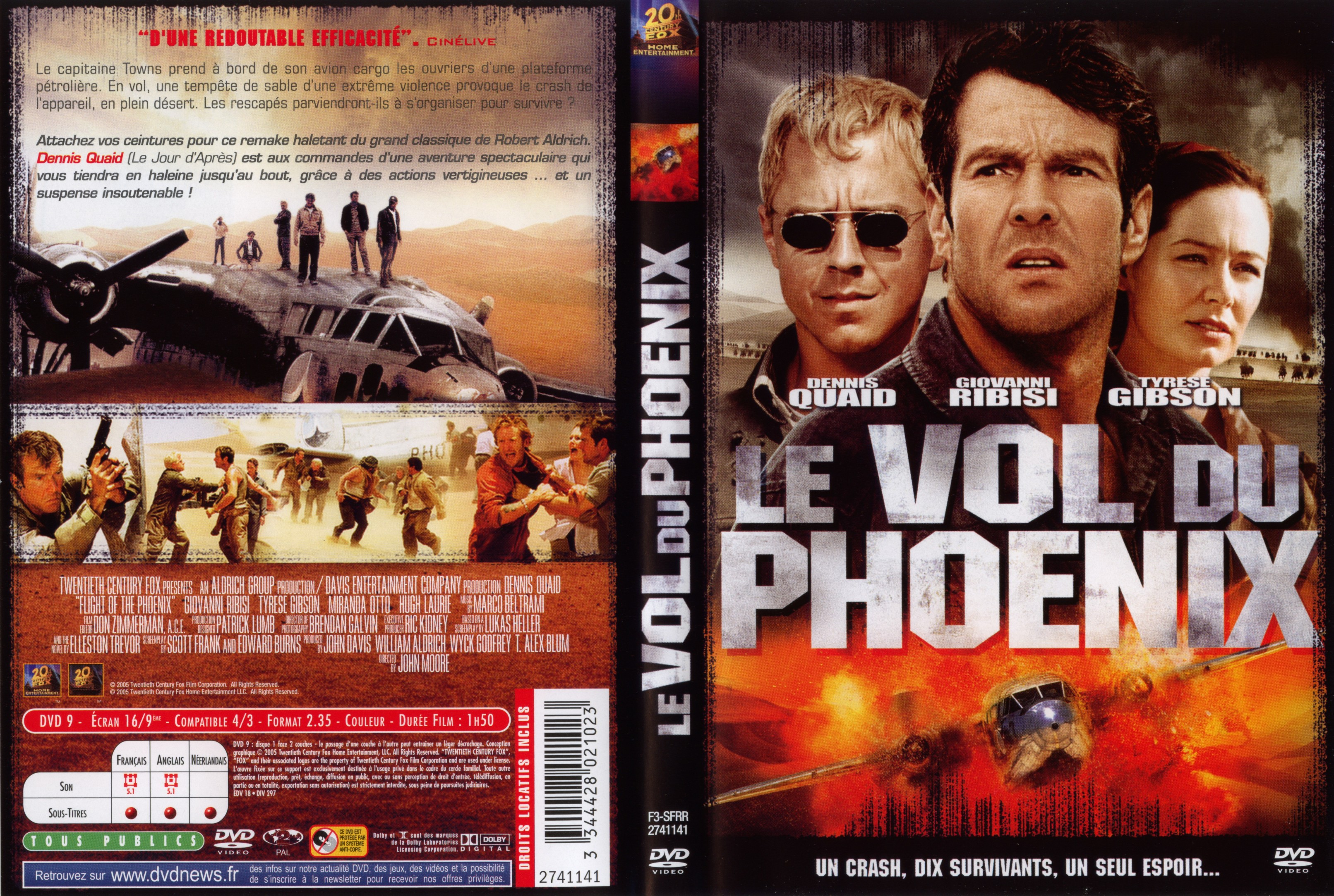 Jaquette DVD Le vol du phoenix