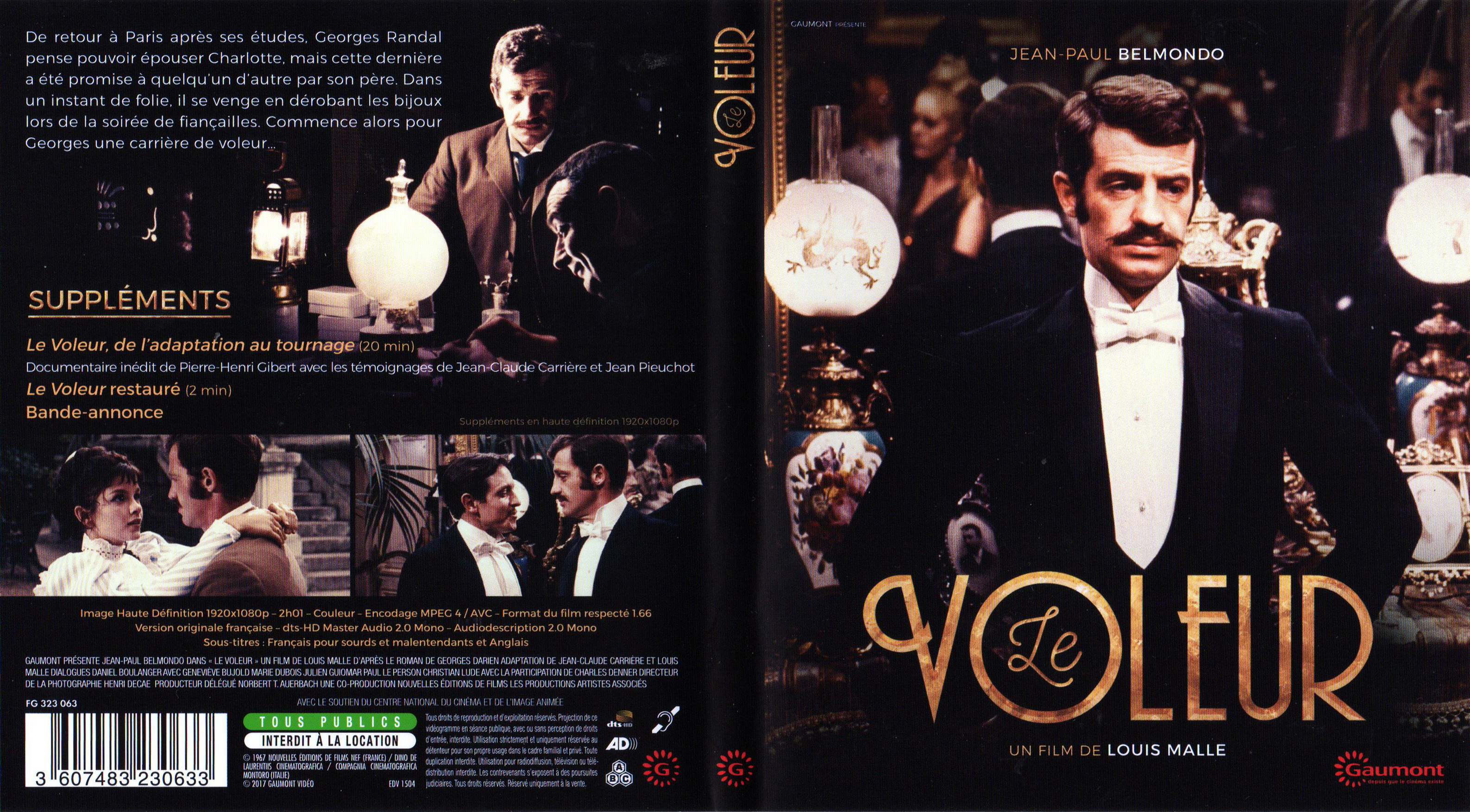 Jaquette DVD Le voleur (BLU-RAY)
