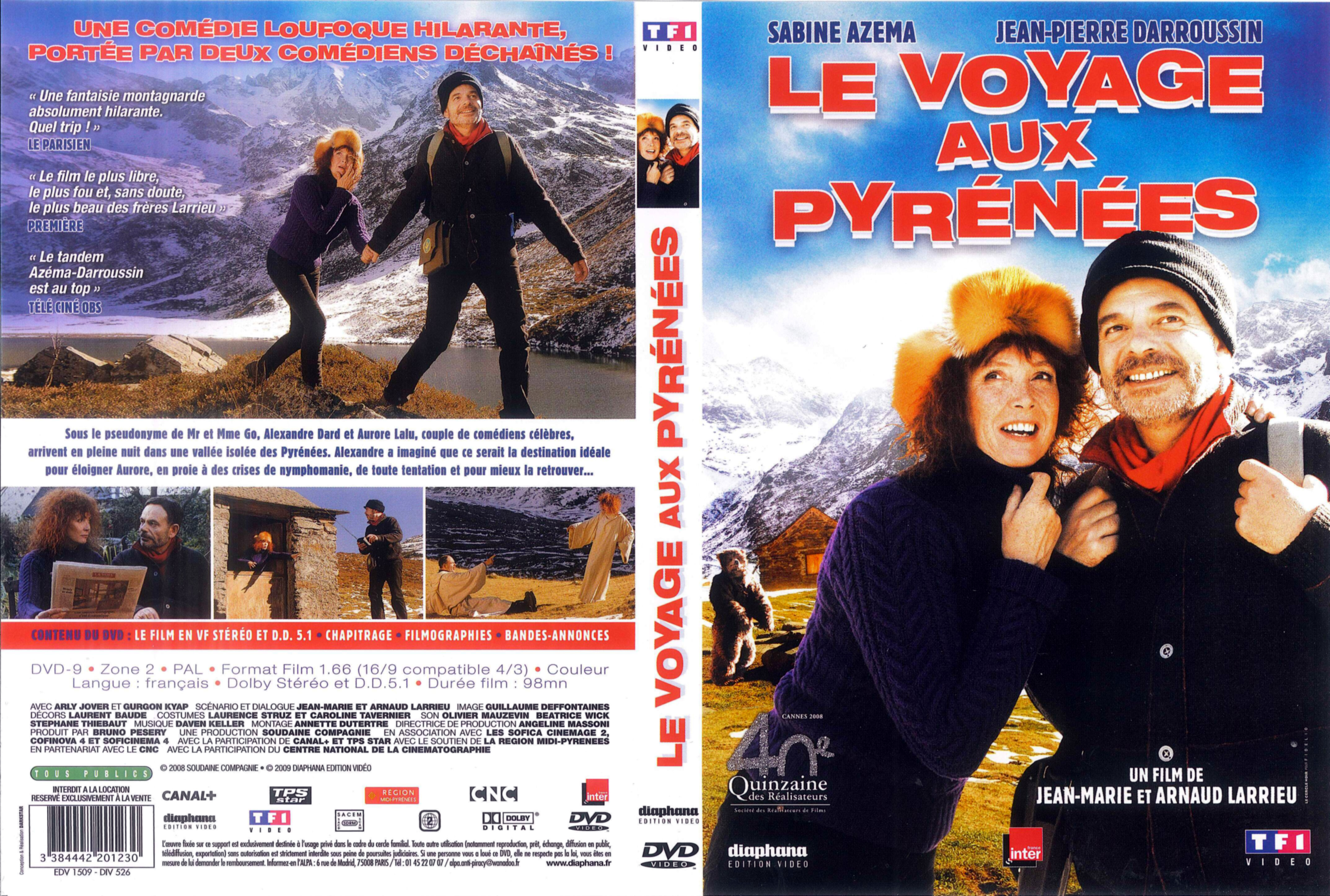 Jaquette DVD Le voyage aux Pyrnes