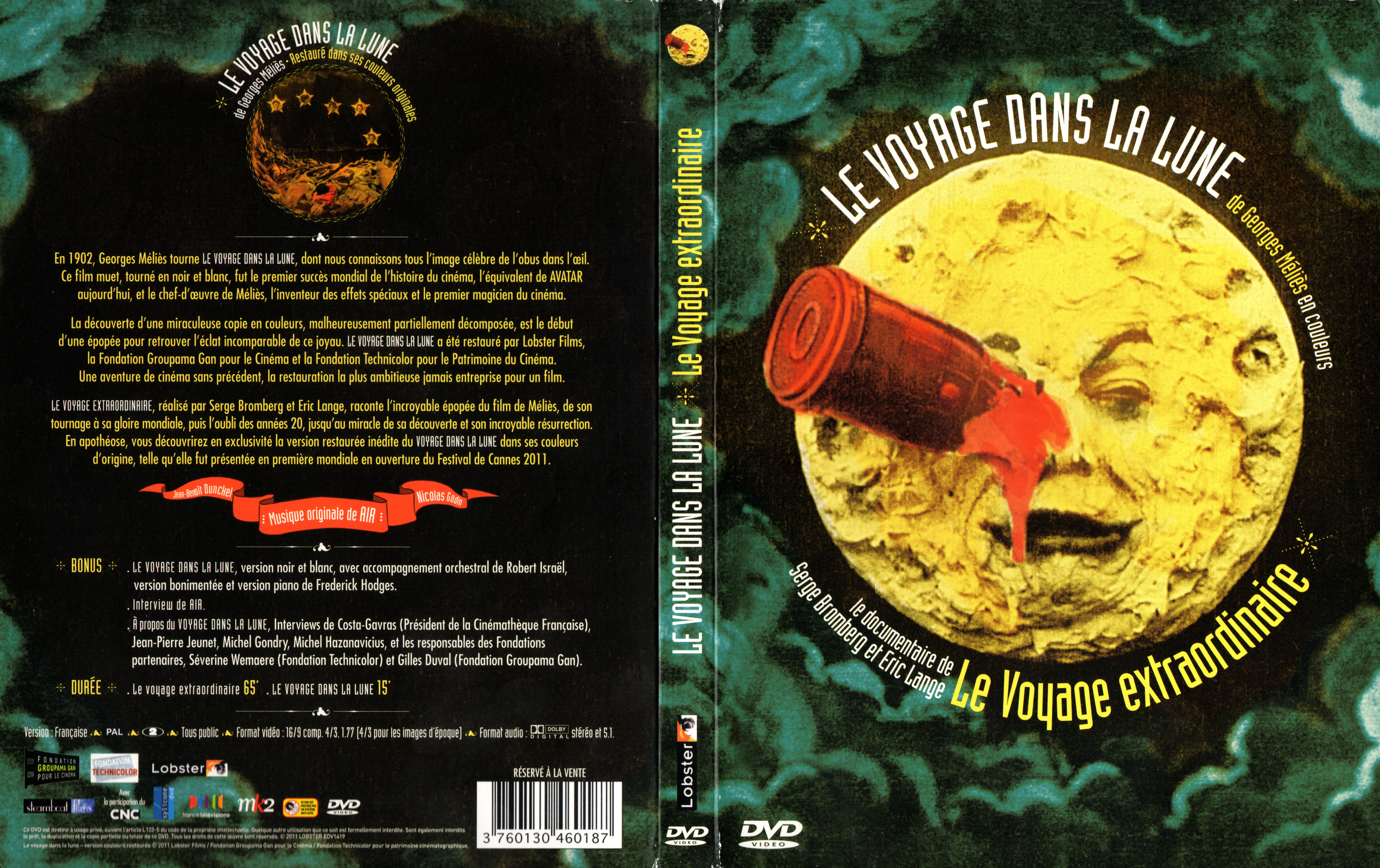 Jaquette DVD Le voyage dans la lune