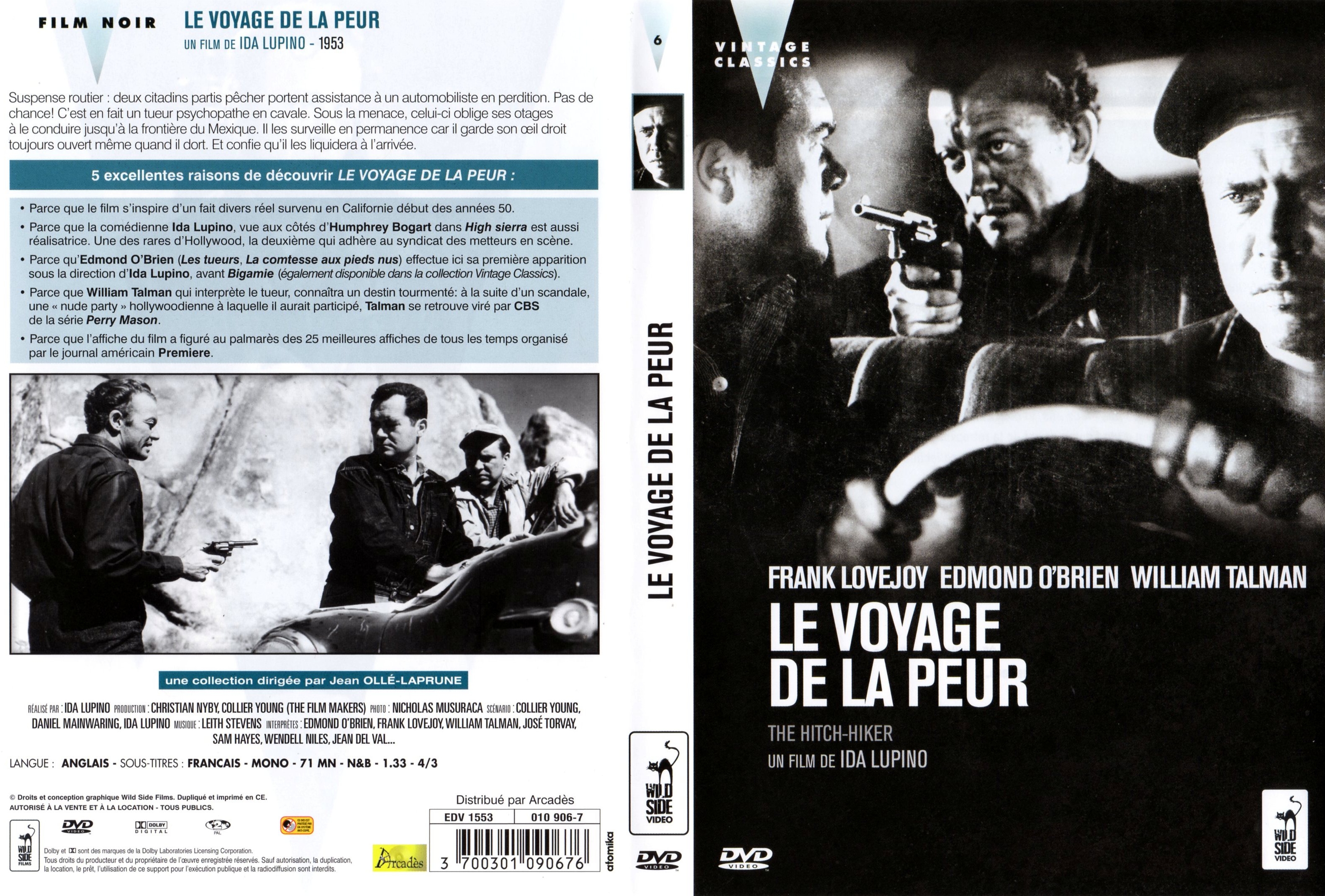 Jaquette DVD Le voyage de la peur