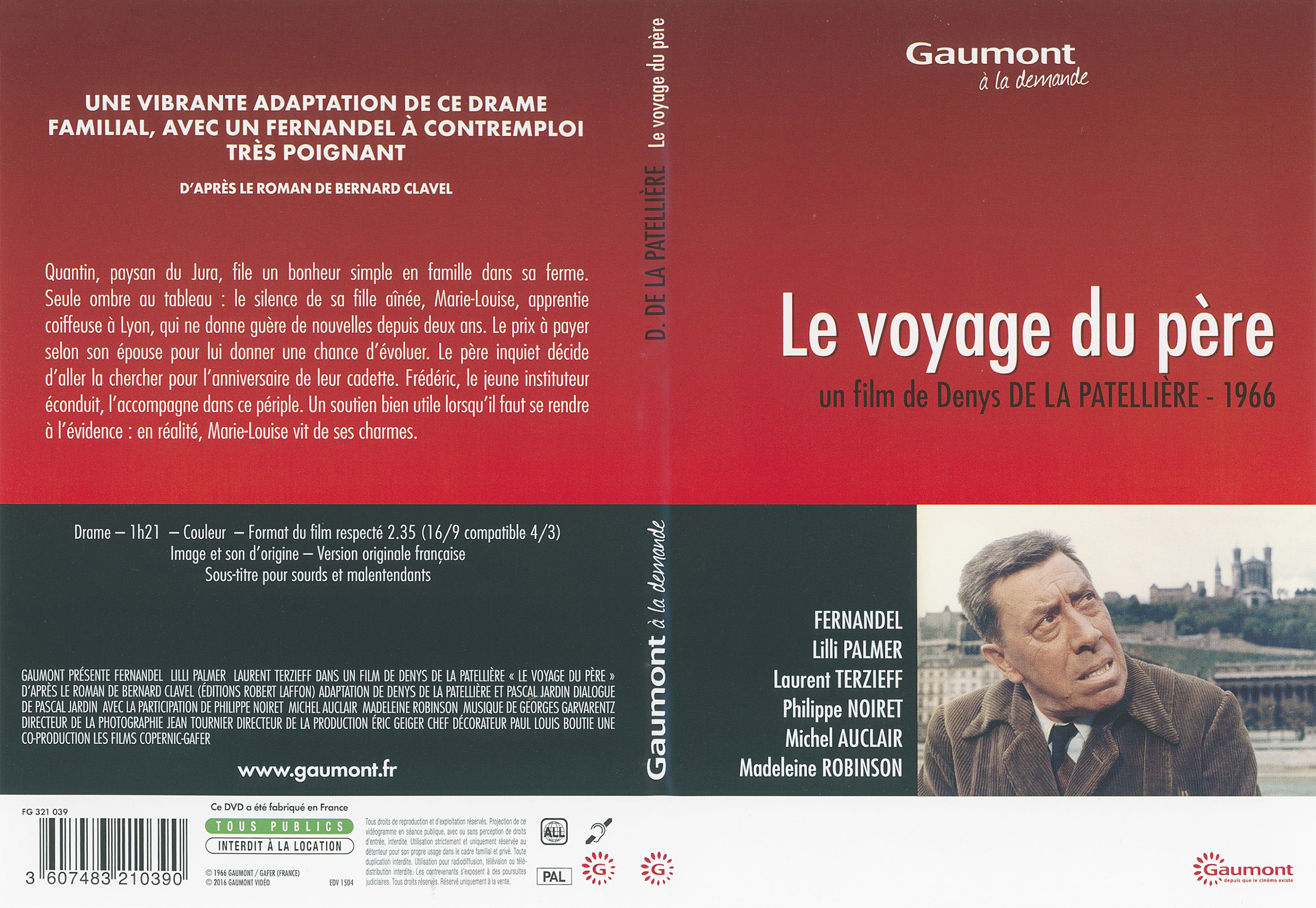 Jaquette DVD Le voyage du pre v3