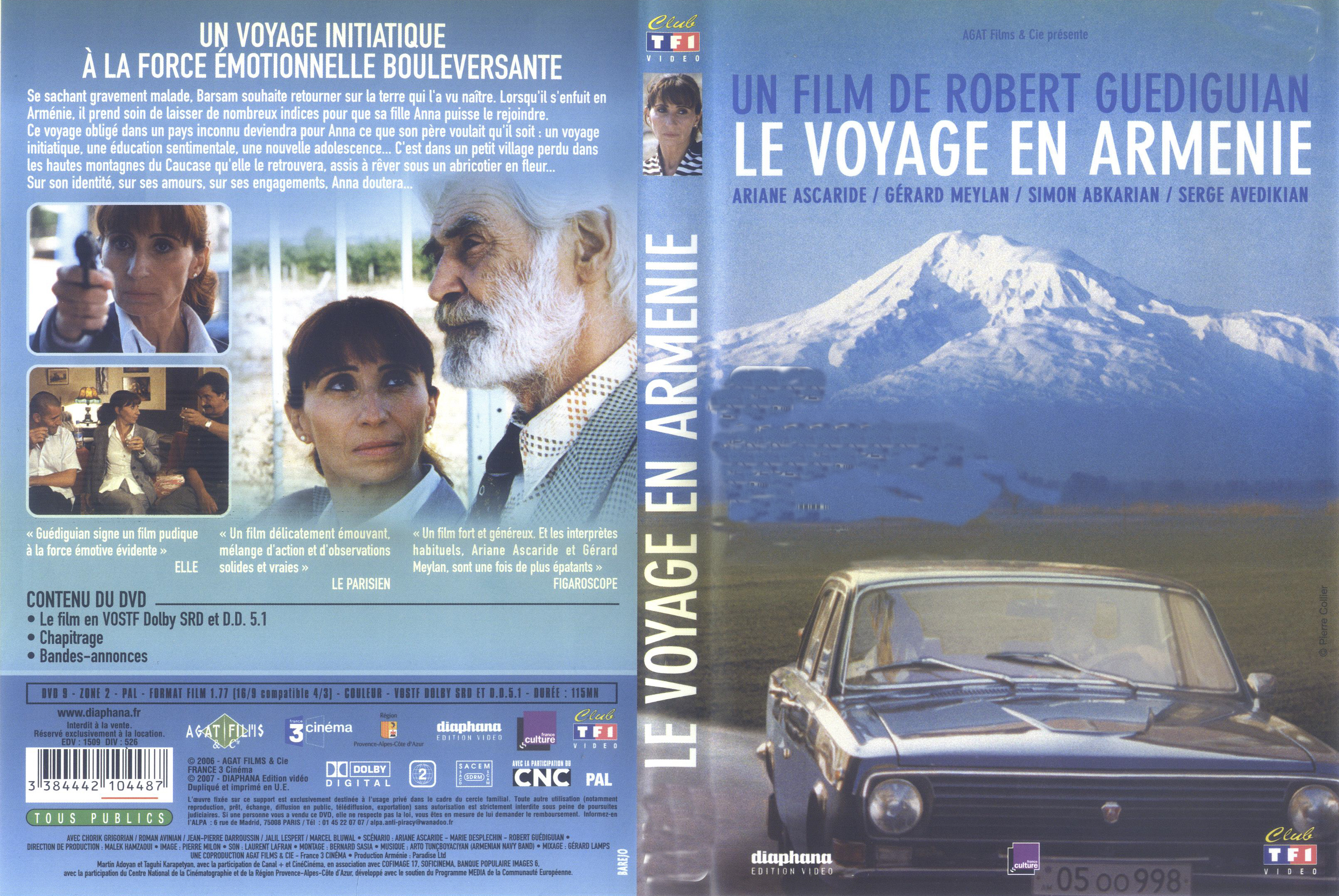 Jaquette DVD Le voyage en Armnie
