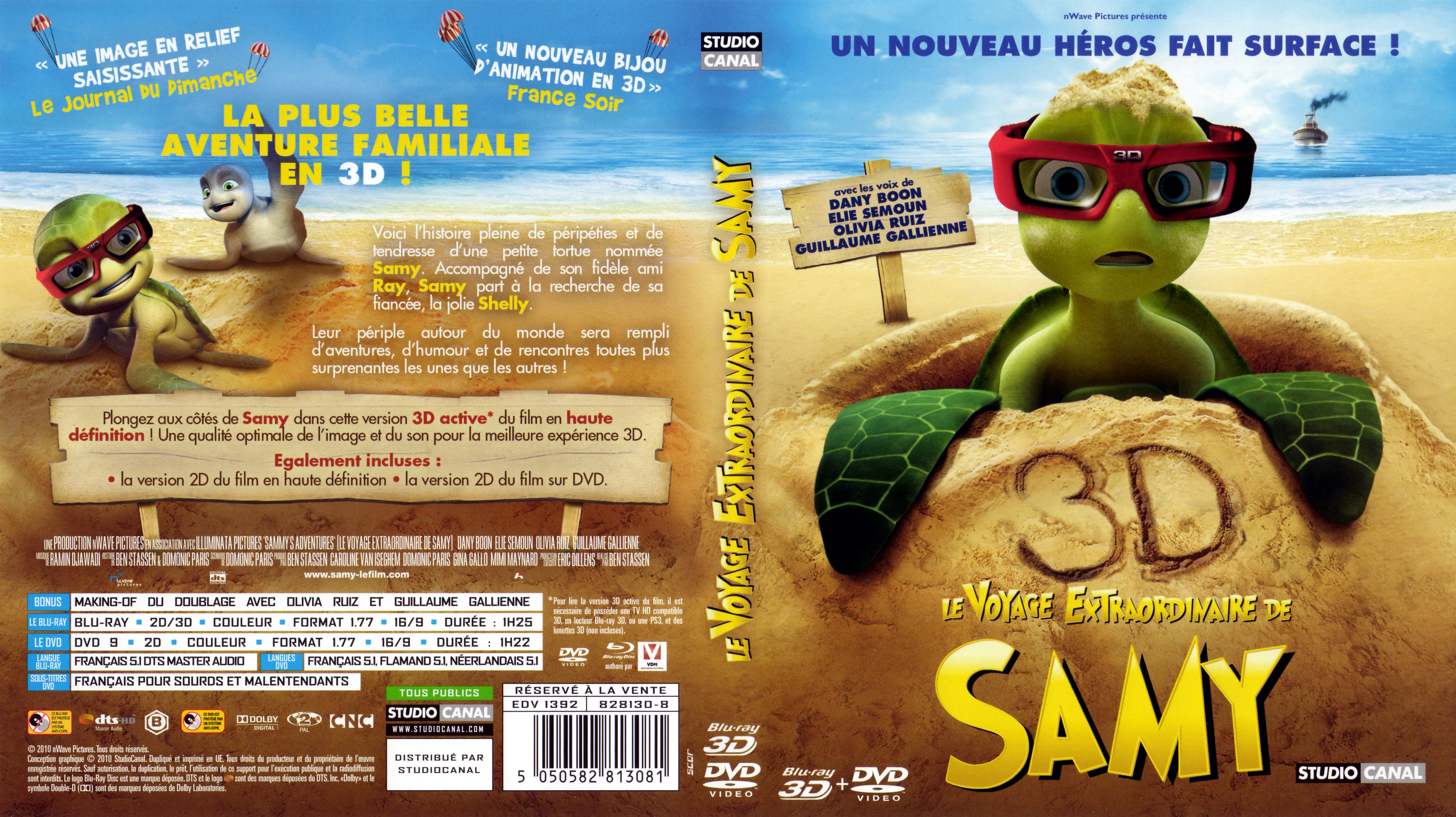 Jaquette DVD Le voyage extraordinaire de Samy (BLU-RAY)