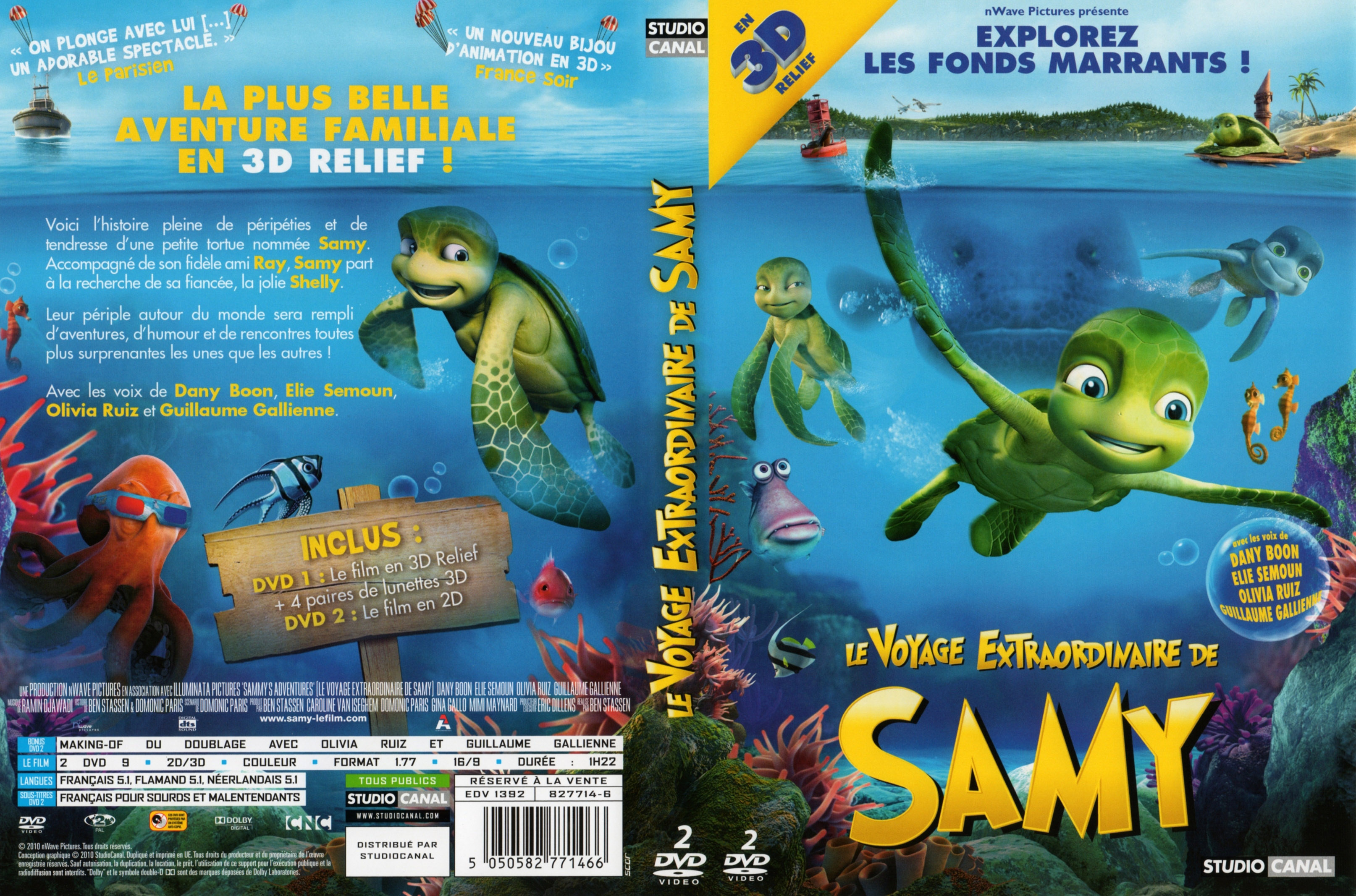 Jaquette DVD Le voyage extraordinaire de Samy v2