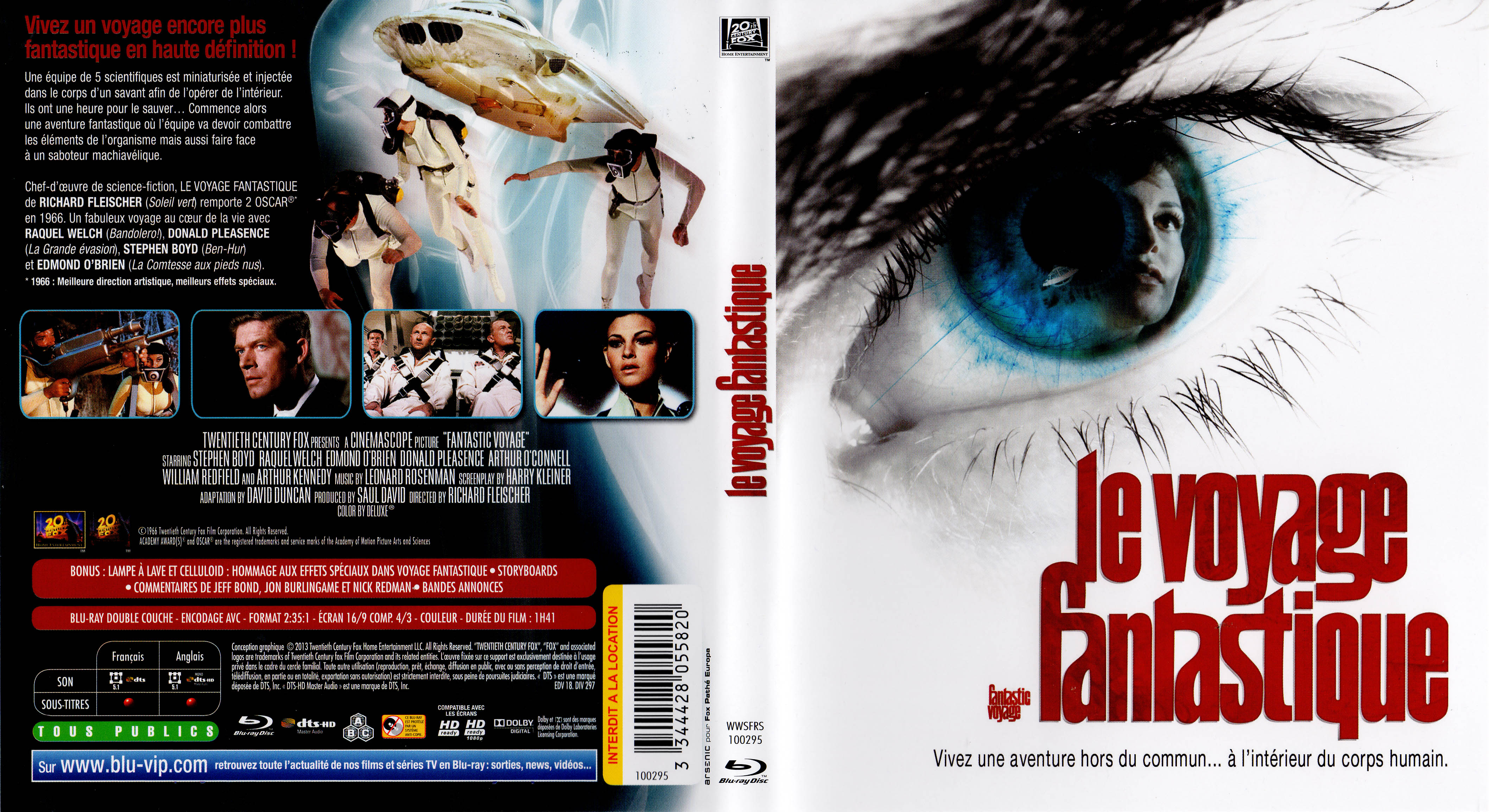 Jaquette DVD Le voyage fantastique (BLU-RAY)