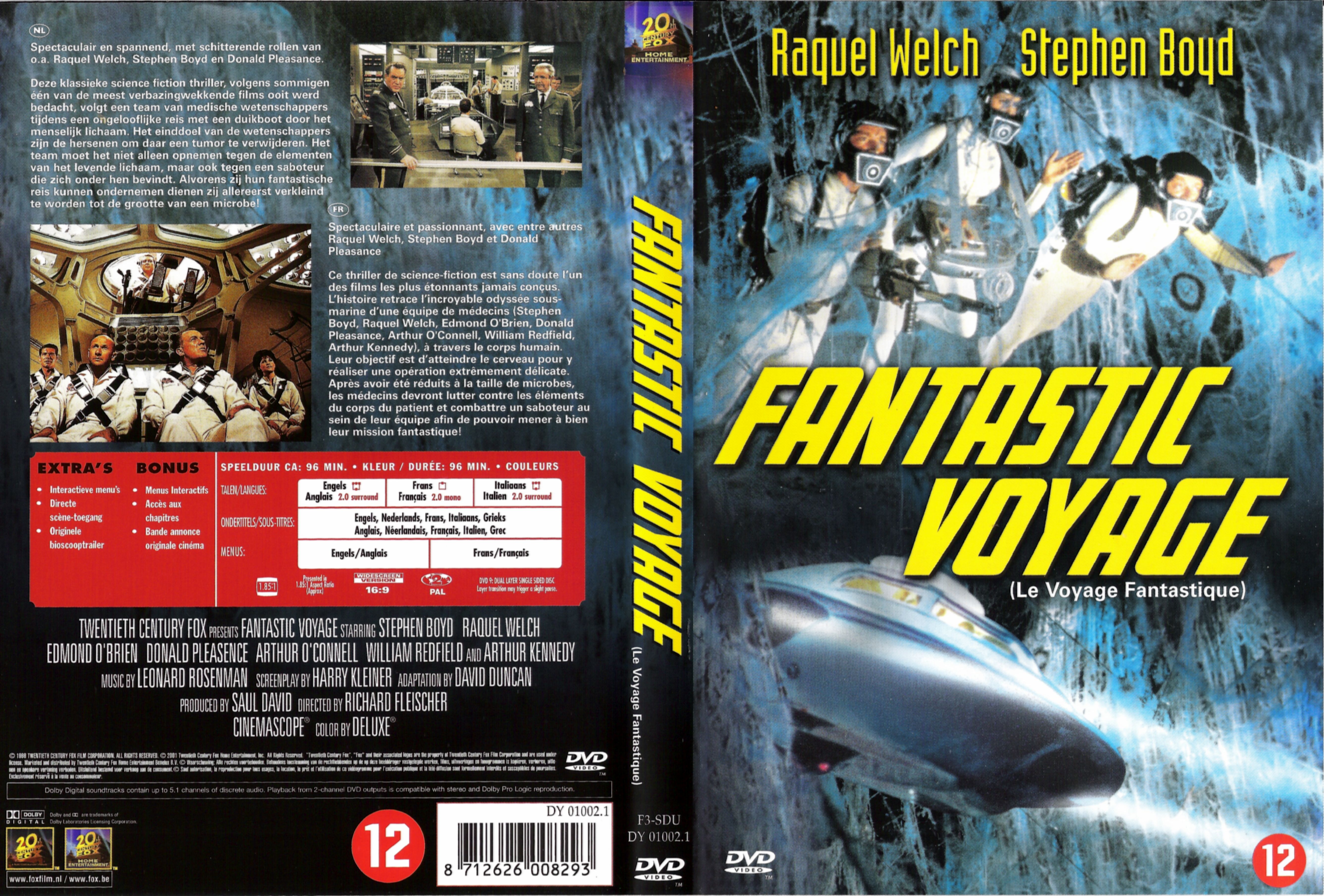 Jaquette DVD Le voyage fantastique v2