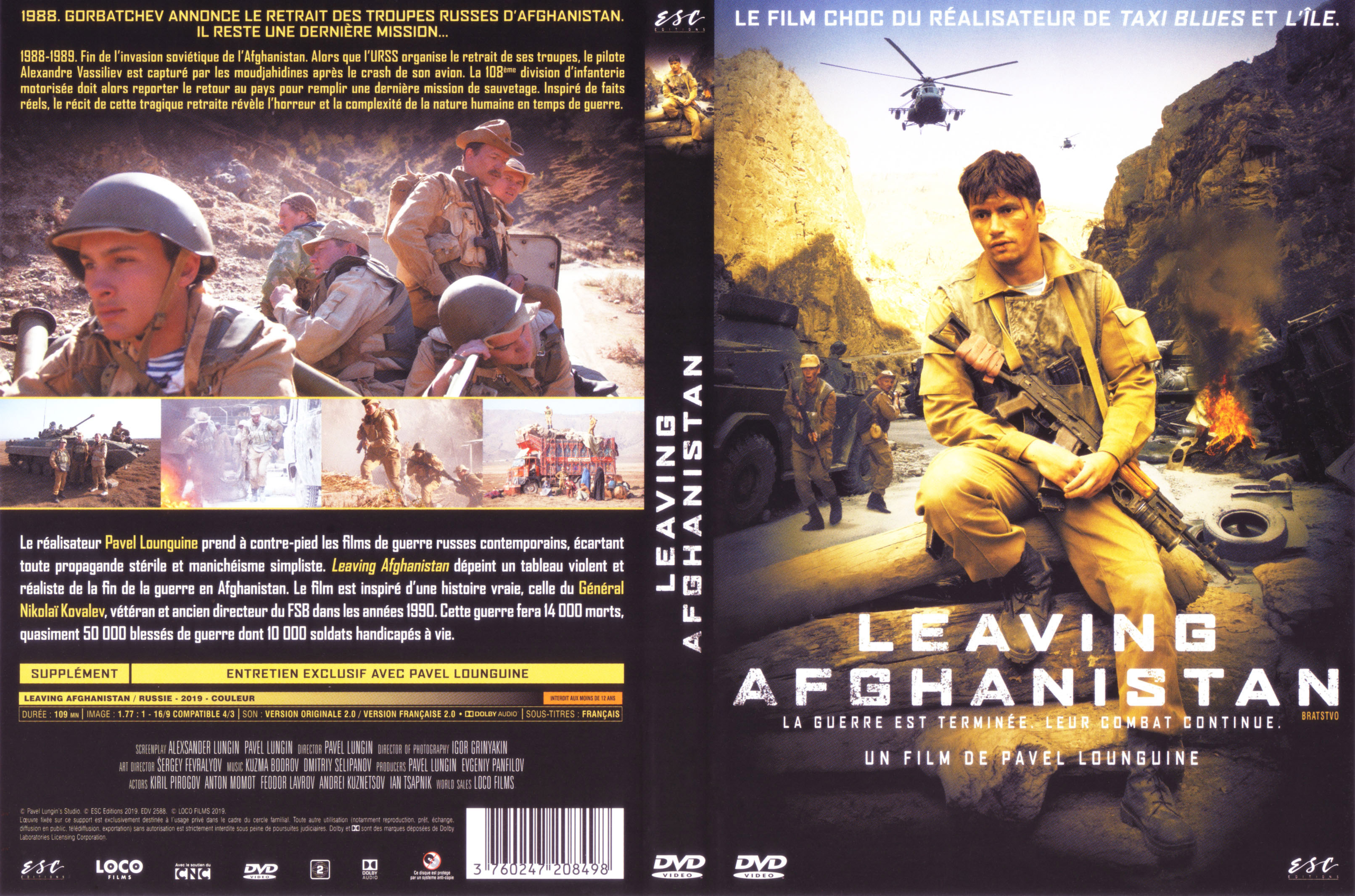 Jaquette DVD Leaving Afghanistan