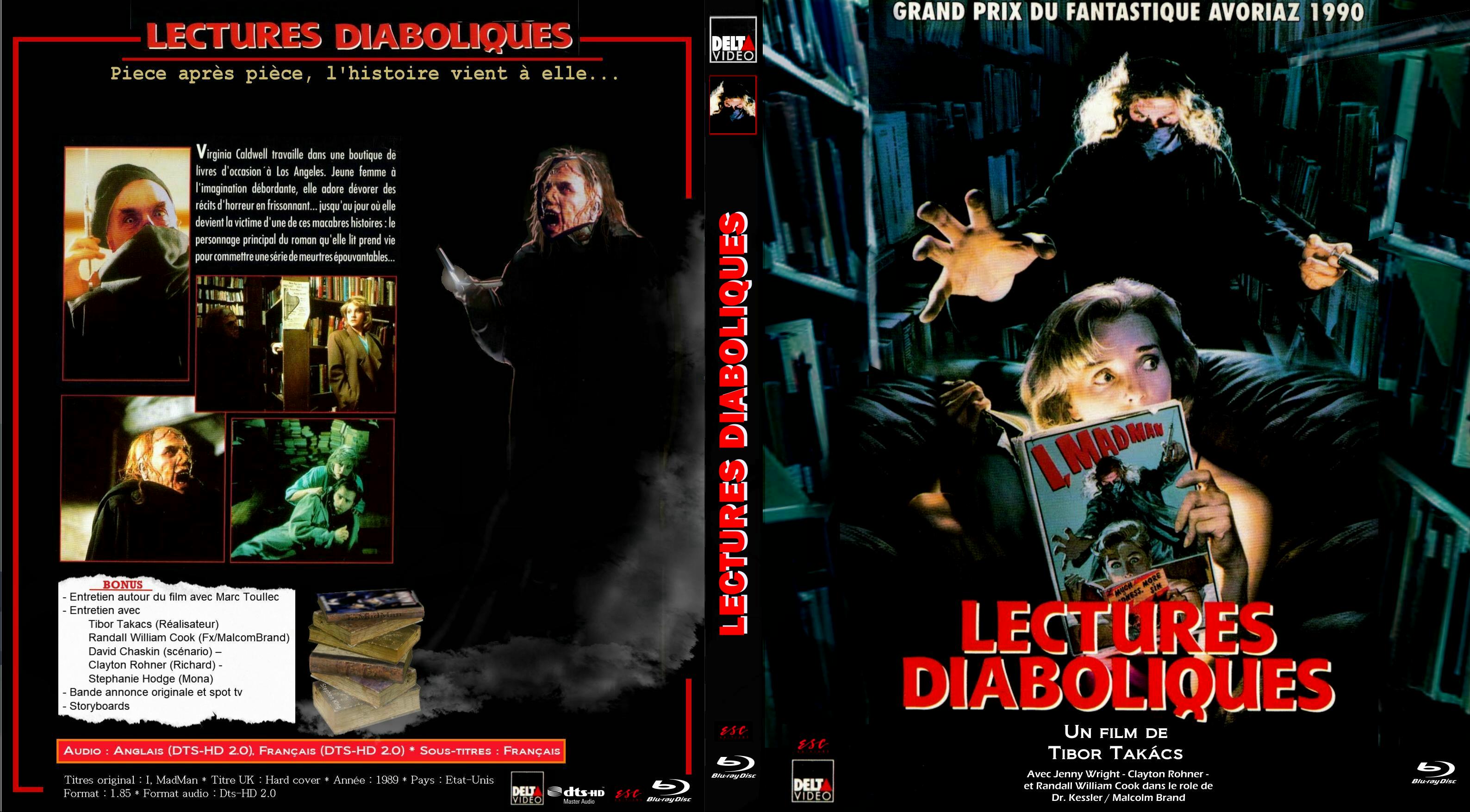 Jaquette DVD Lectures diaboliques custom (BLU-RAY)