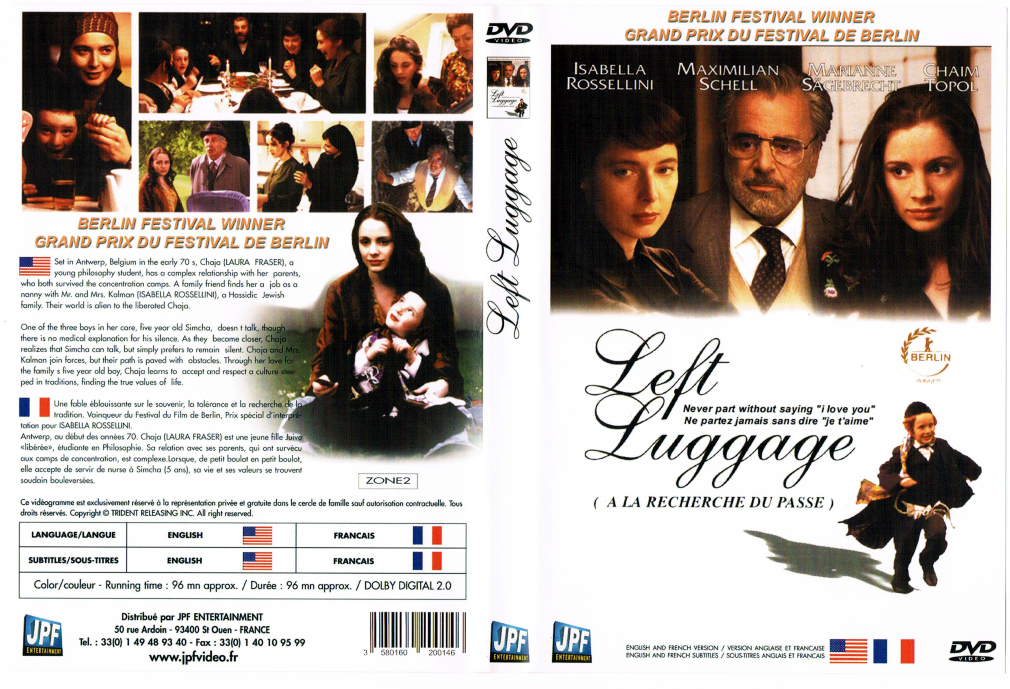 Jaquette DVD Left luggage