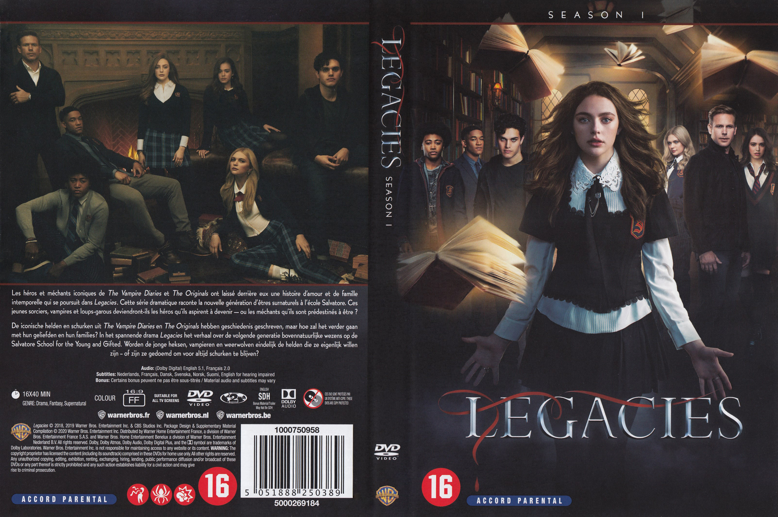 Jaquette DVD Legacies Saison 1