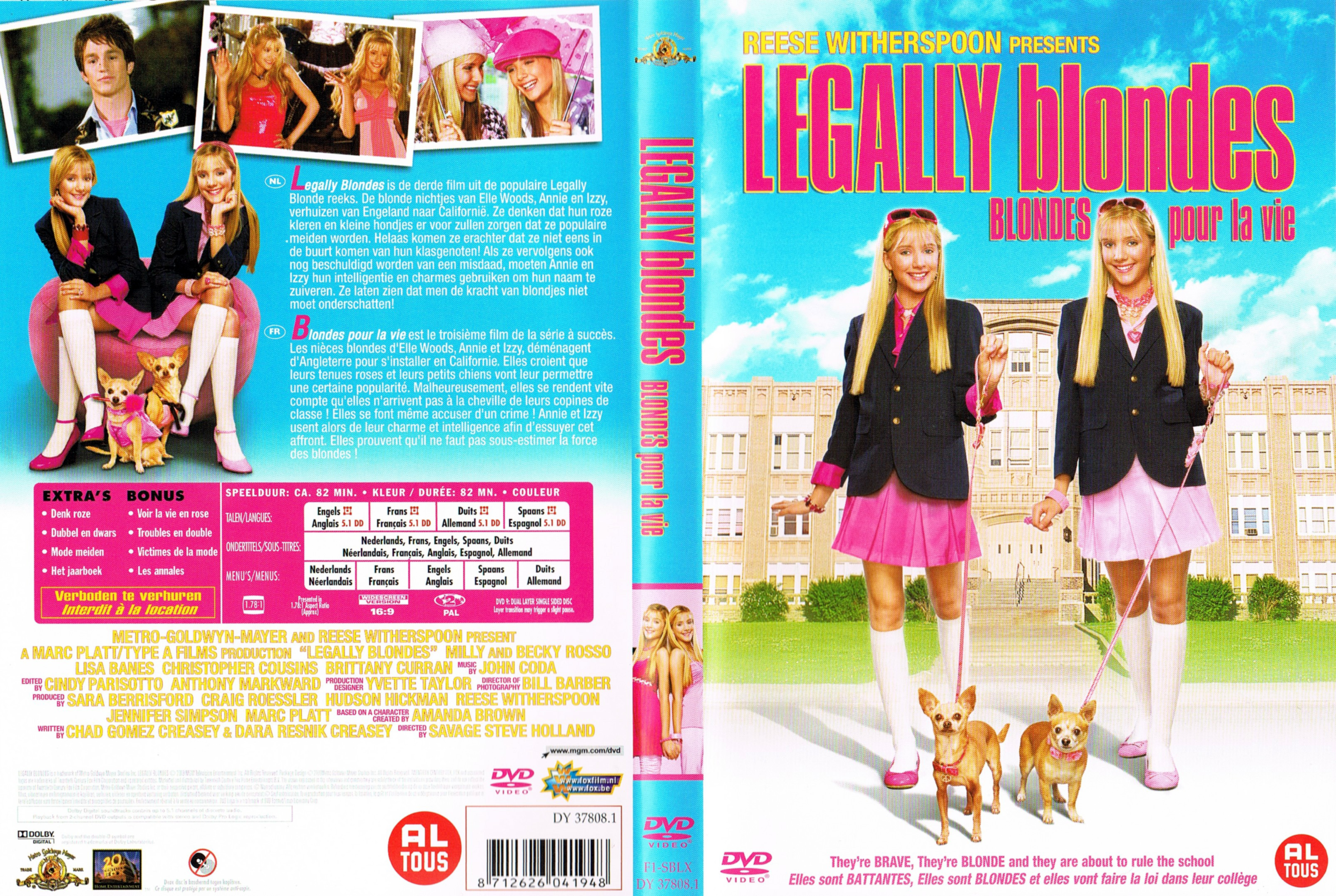 Jaquette DVD Legally blondes - Blondes pour la vie