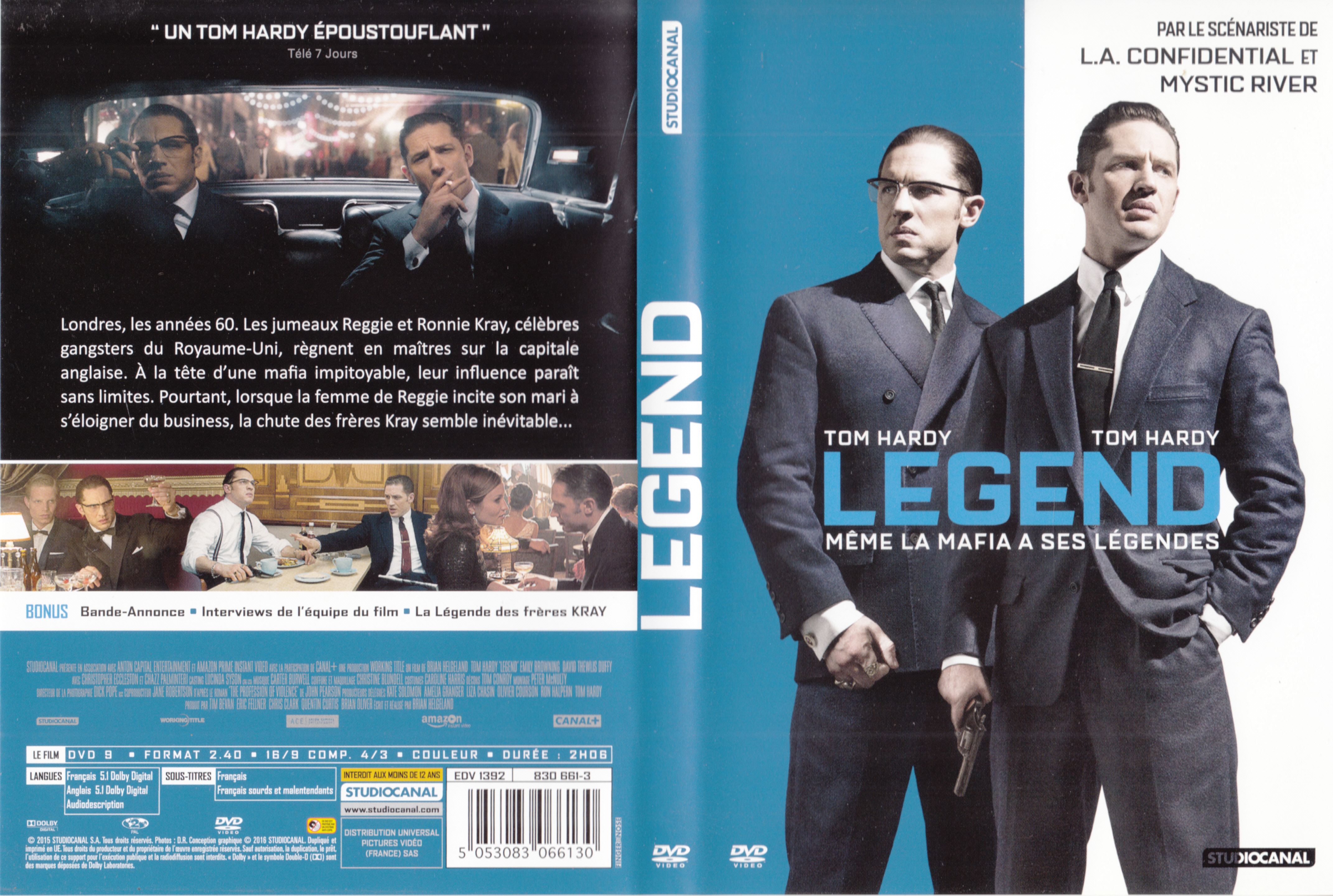 Jaquette DVD Legend (2016)