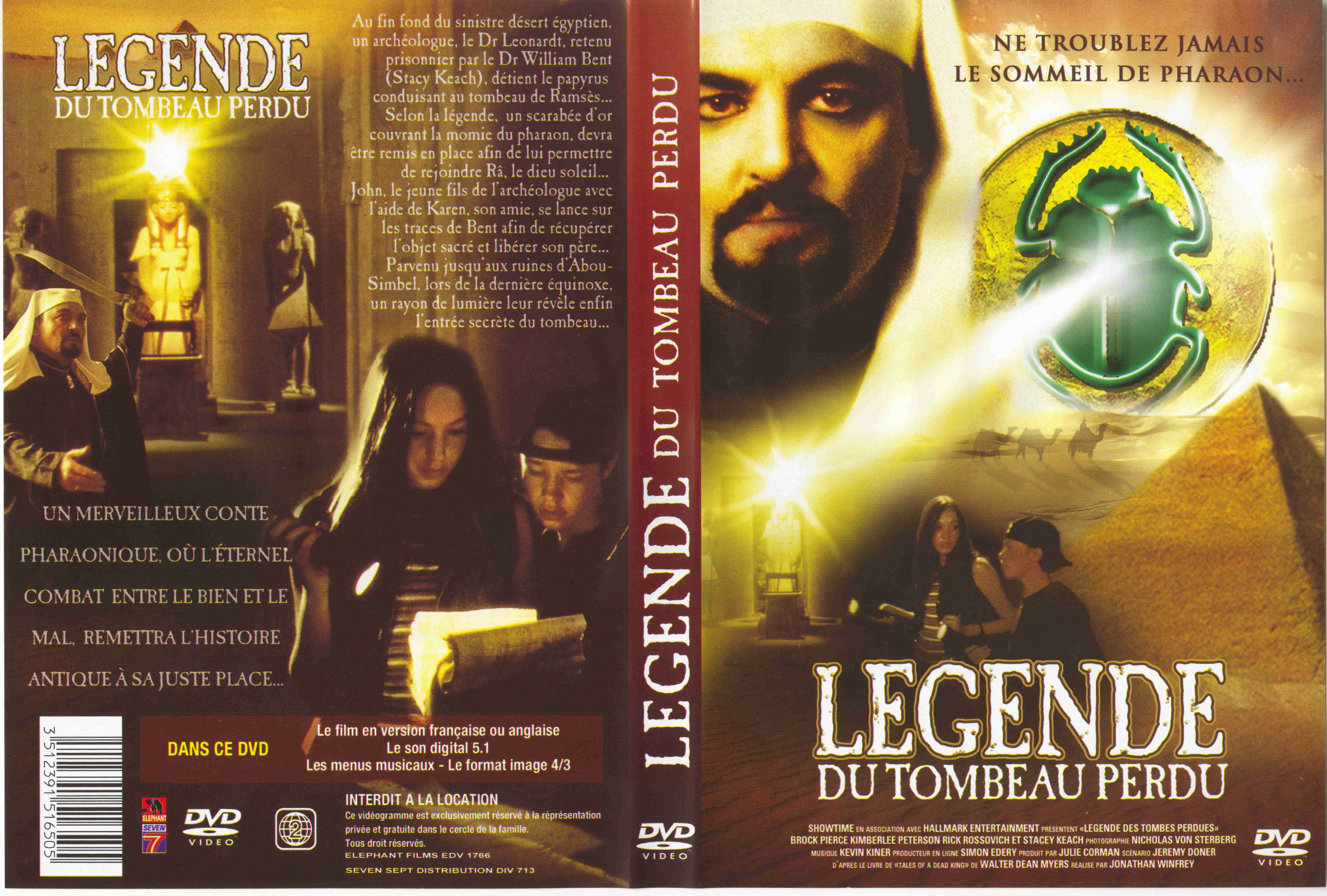 Jaquette DVD Legende du tombeau perdu v2