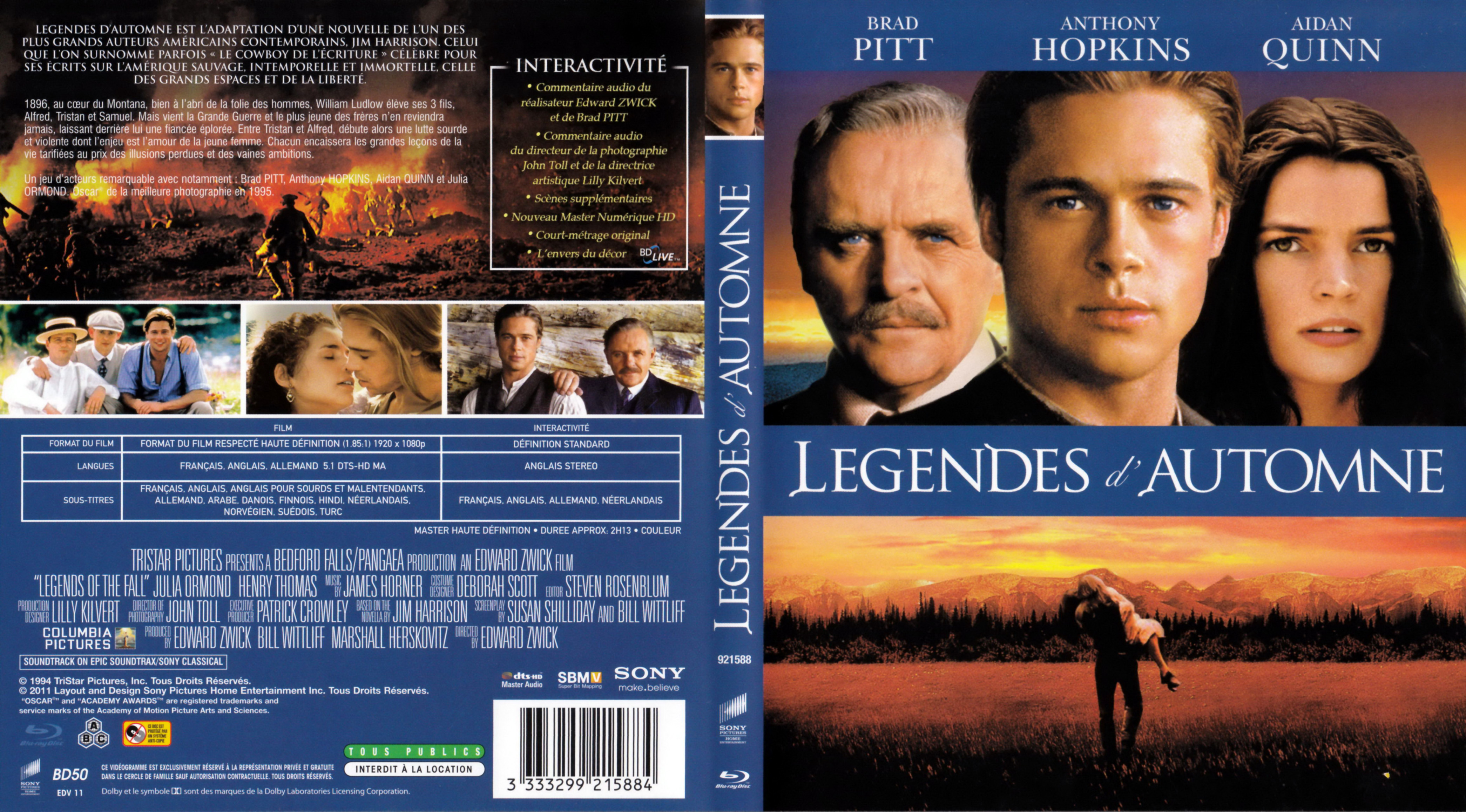 Jaquette DVD Legendes d