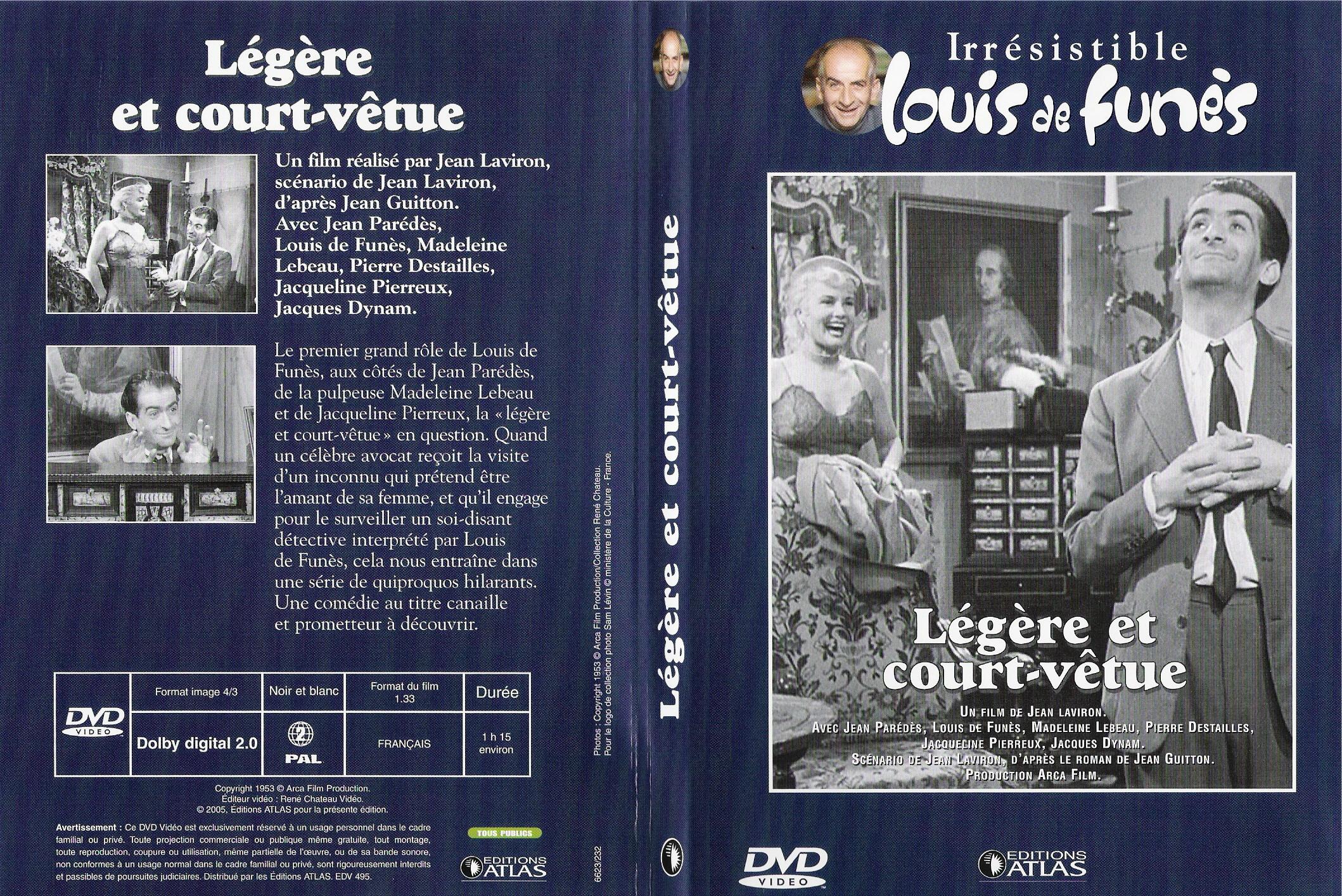 Jaquette DVD Lgre et court vetue - SLIM