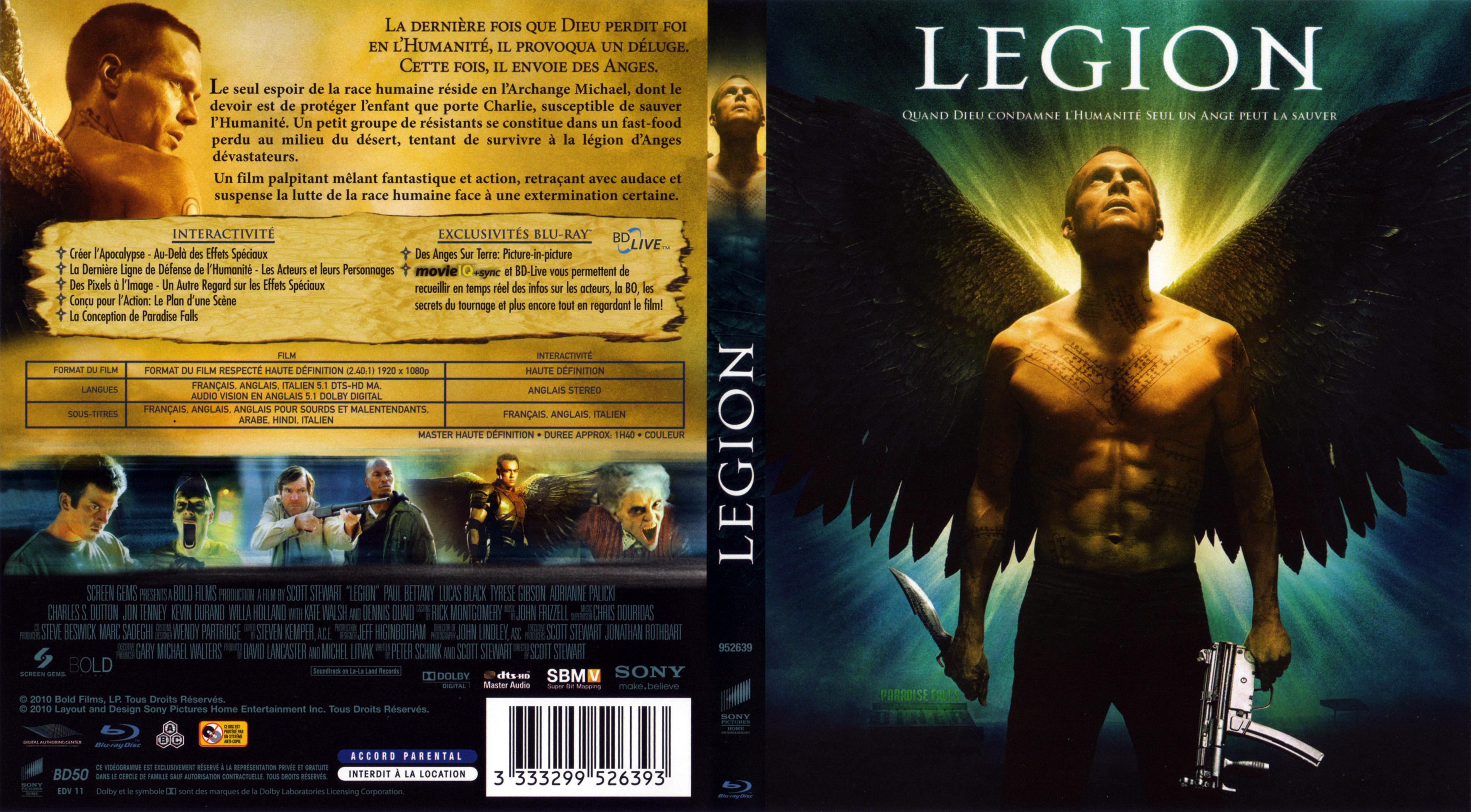 Jaquette DVD Legion (BLU-RAY)
