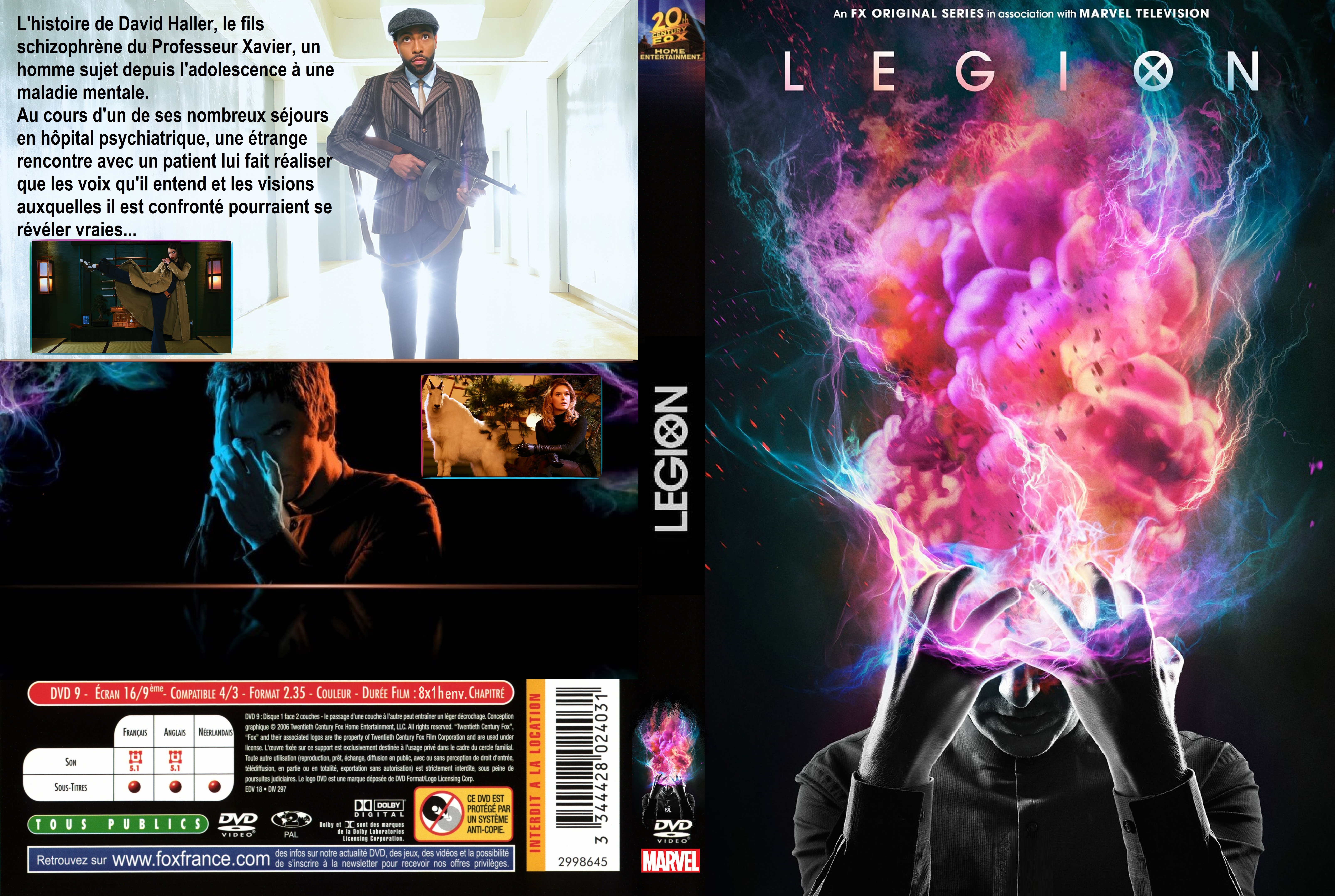 Jaquette DVD Legion saison 1 custom