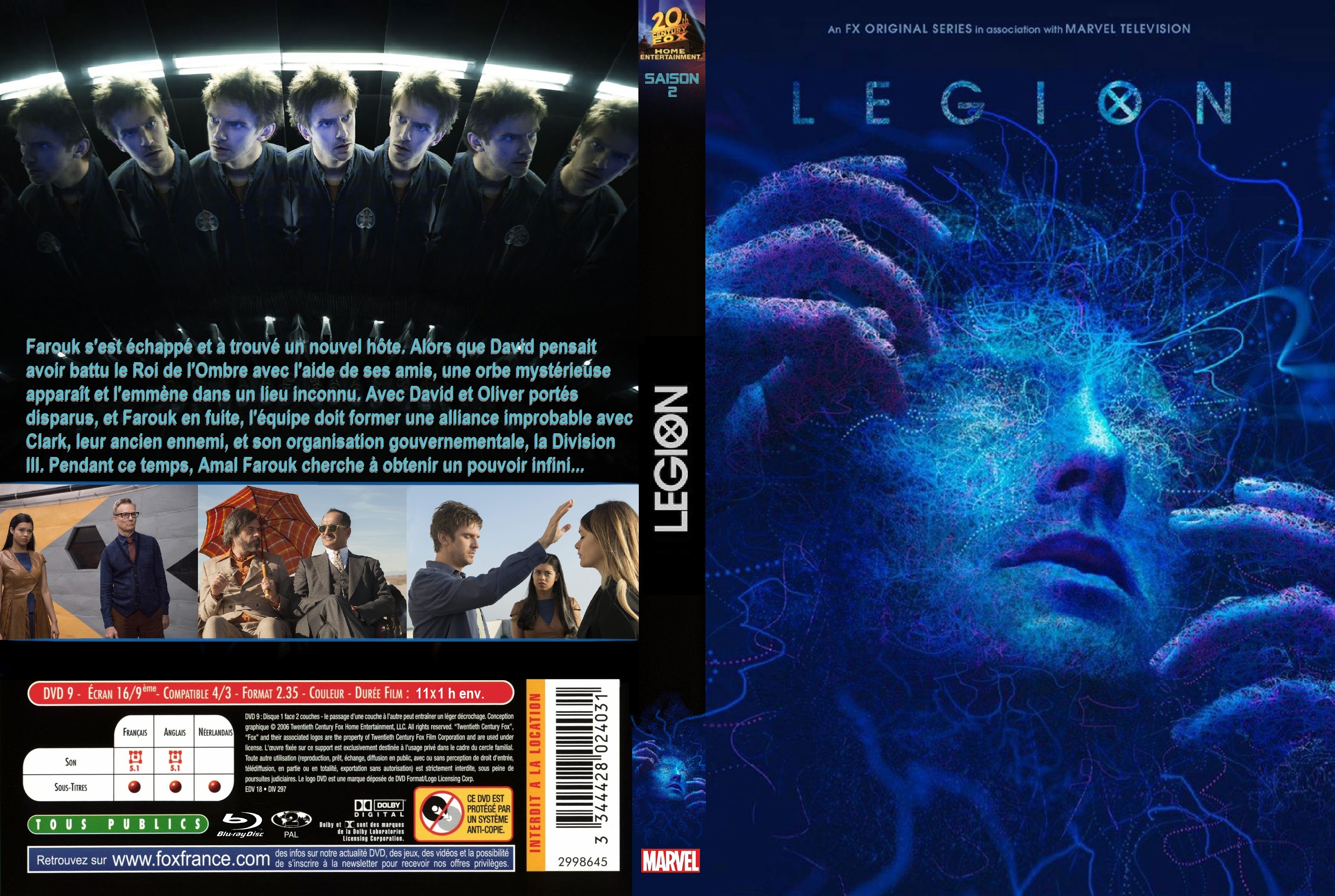 Jaquette DVD Legion saison 2 custom