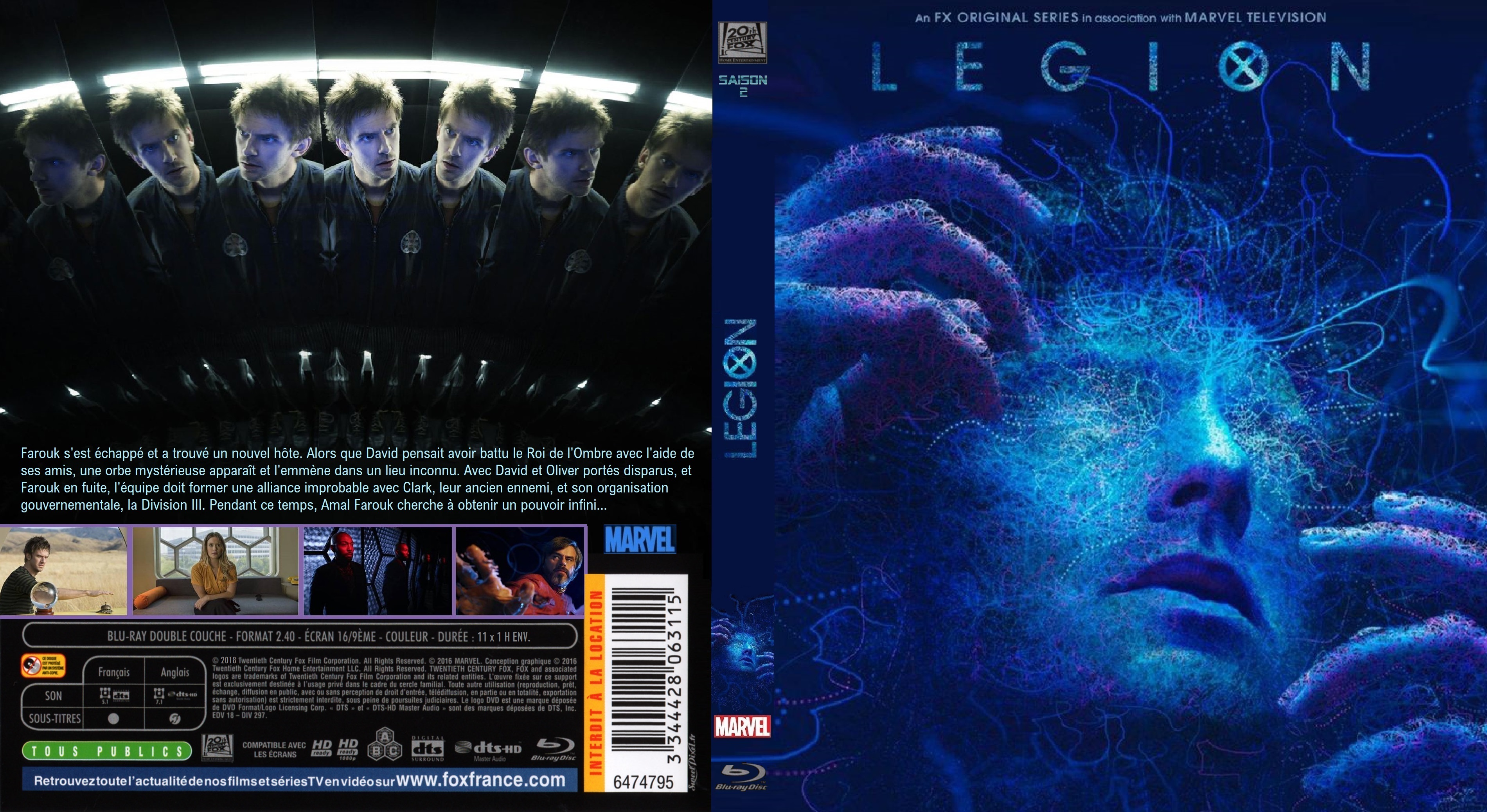 Jaquette DVD Legion saison 2 custom (BLU-RAY)