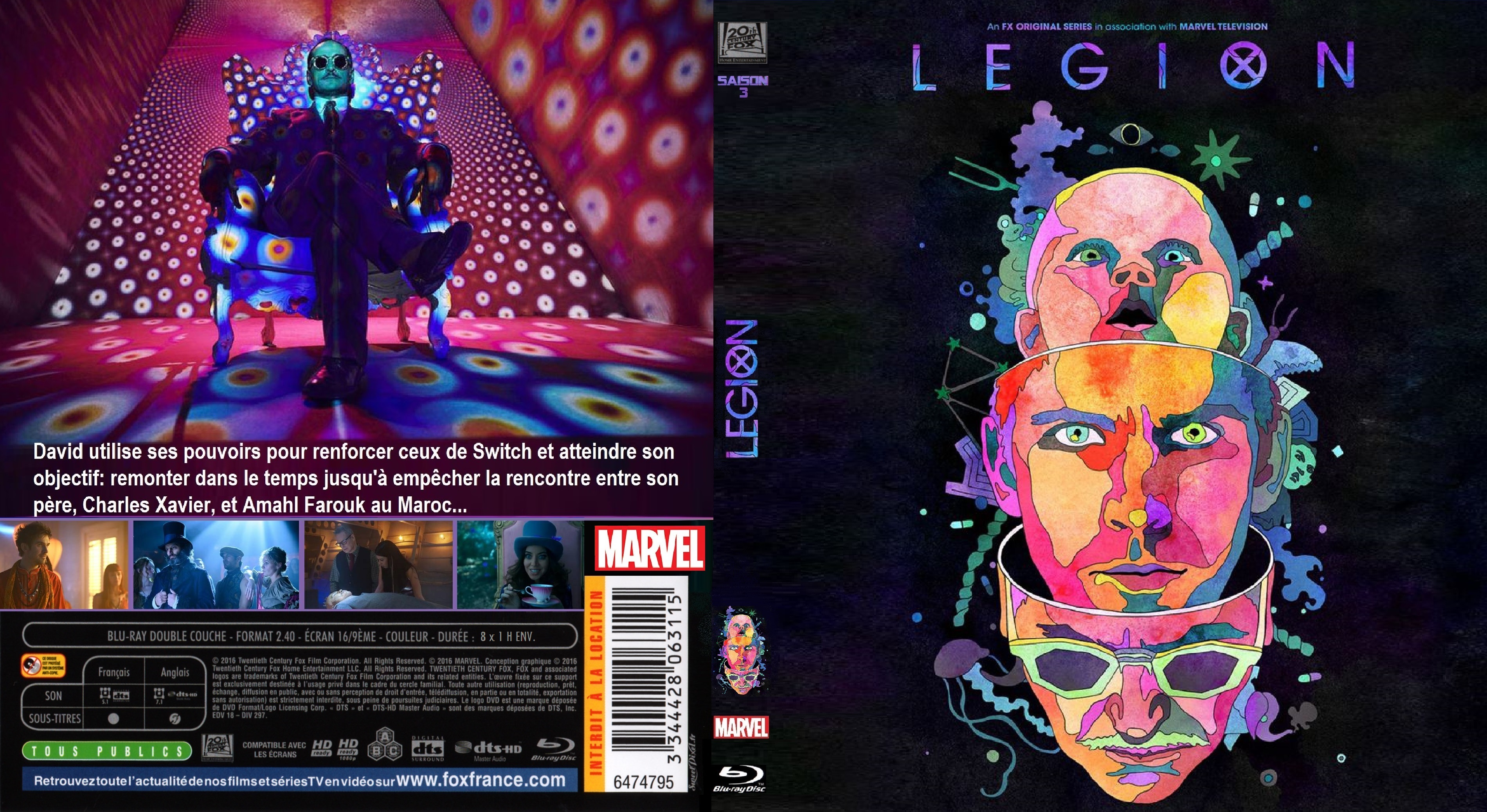 Jaquette DVD Legion saison 3 custom (BLU-RAY)